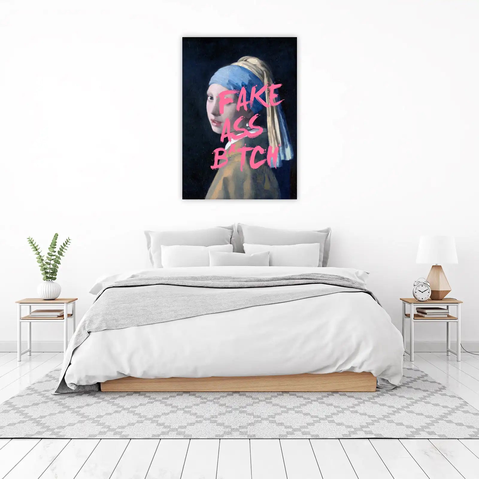 Bold Statement "Fake Ass Bitch" Wall Art