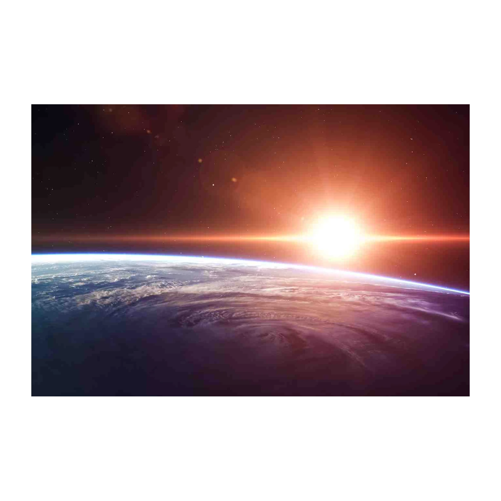 Sunrise Over Earth Wall Art