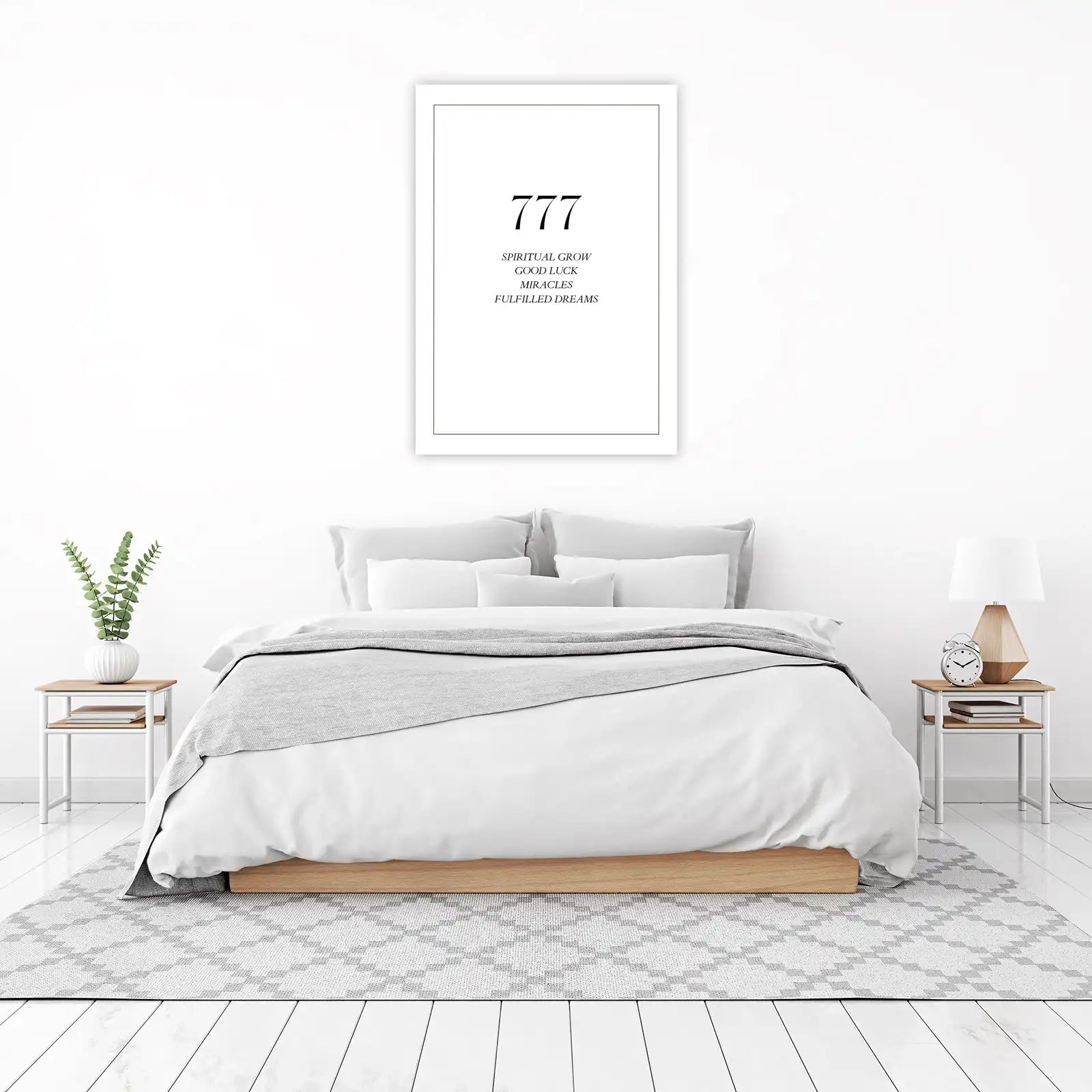 777 Angel Number Spiritual Grow Wall Art