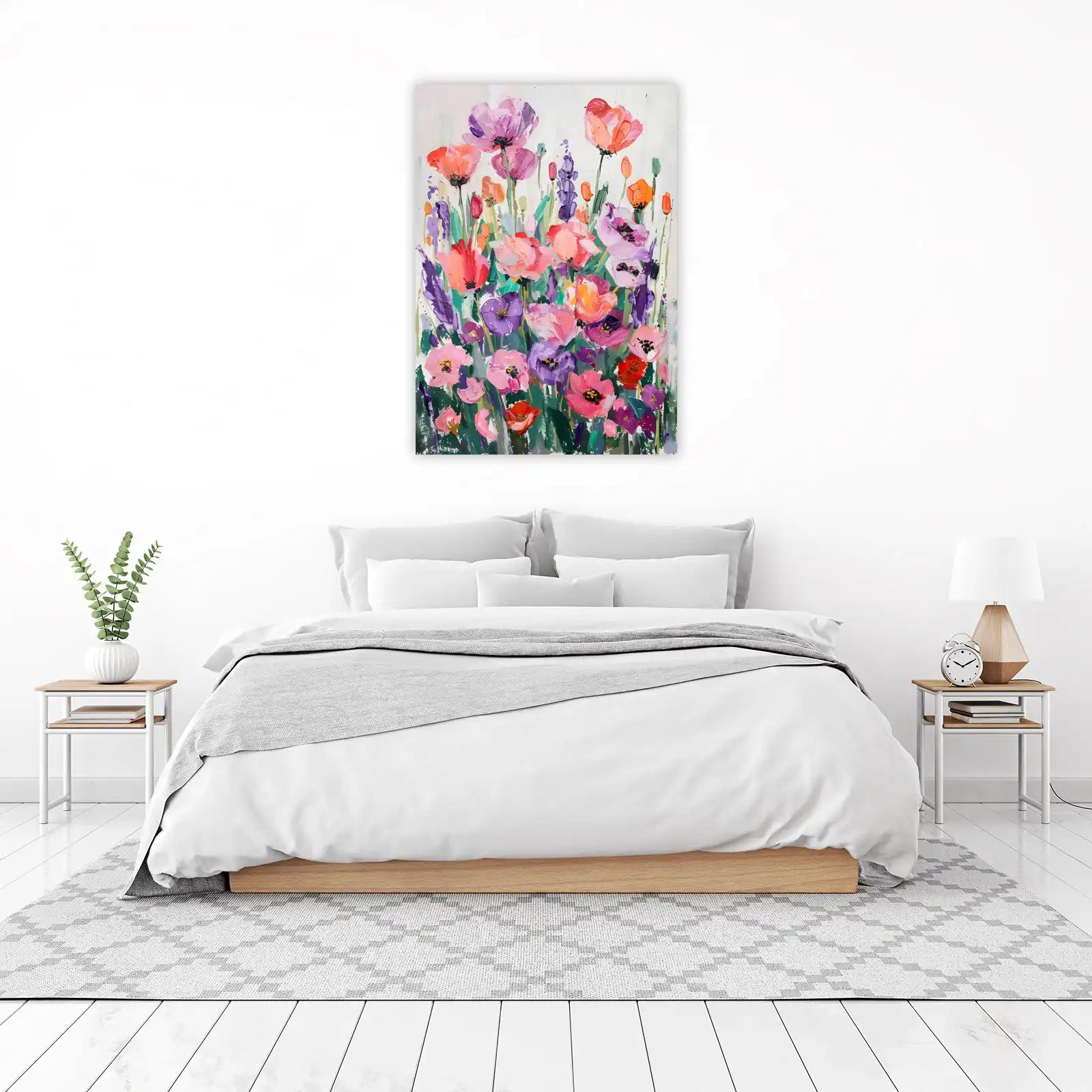 Vibrant Floral Impressionist Art Wall Art