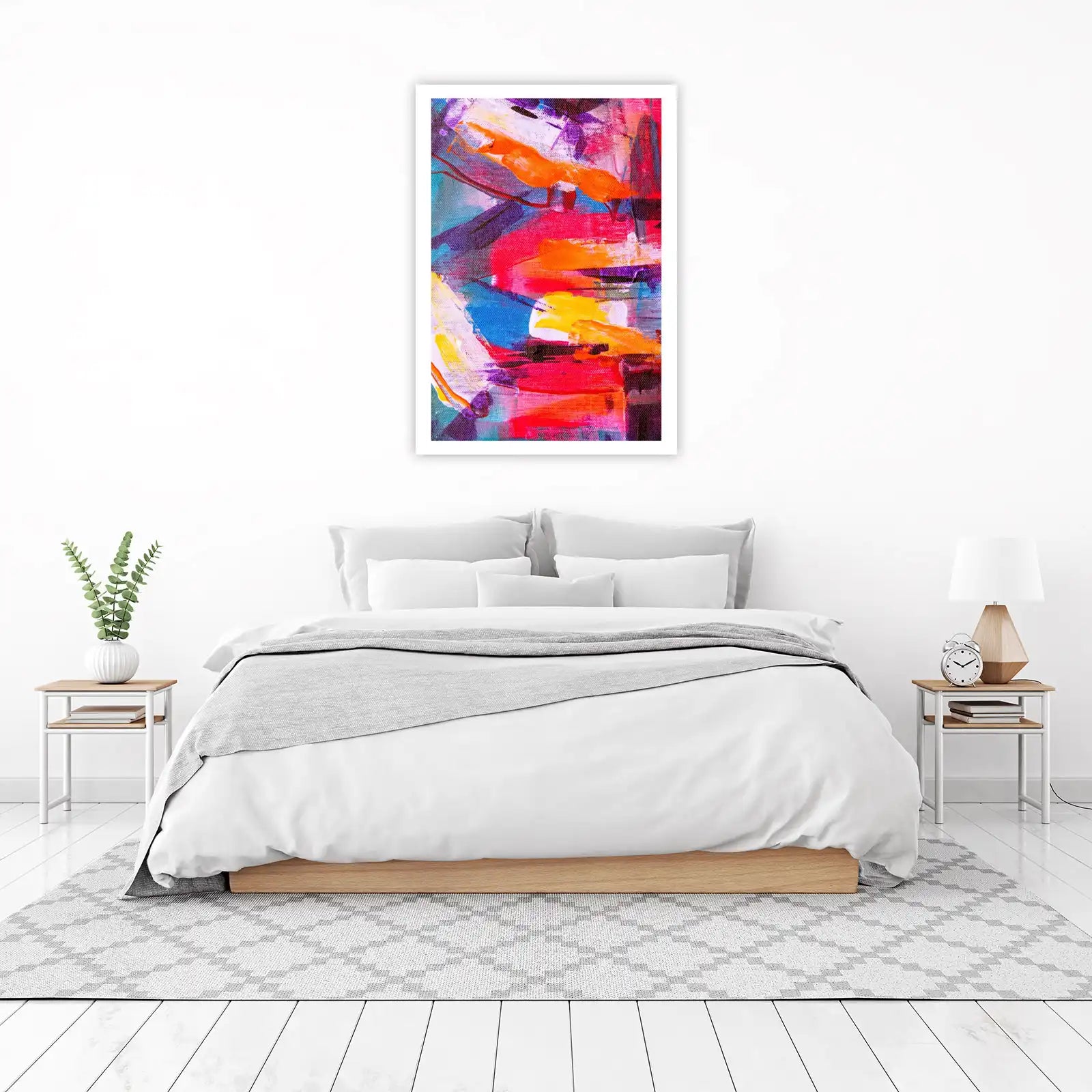 Vibrant Abstract Expressionist Wall Art