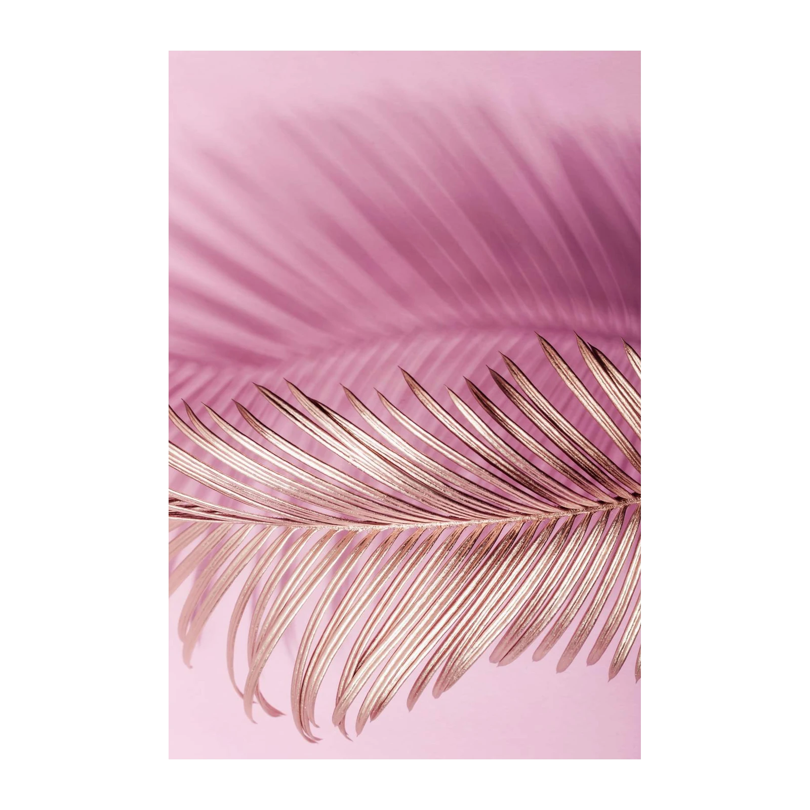 Rose Gold Palm Leaf Wall Art Wall Art