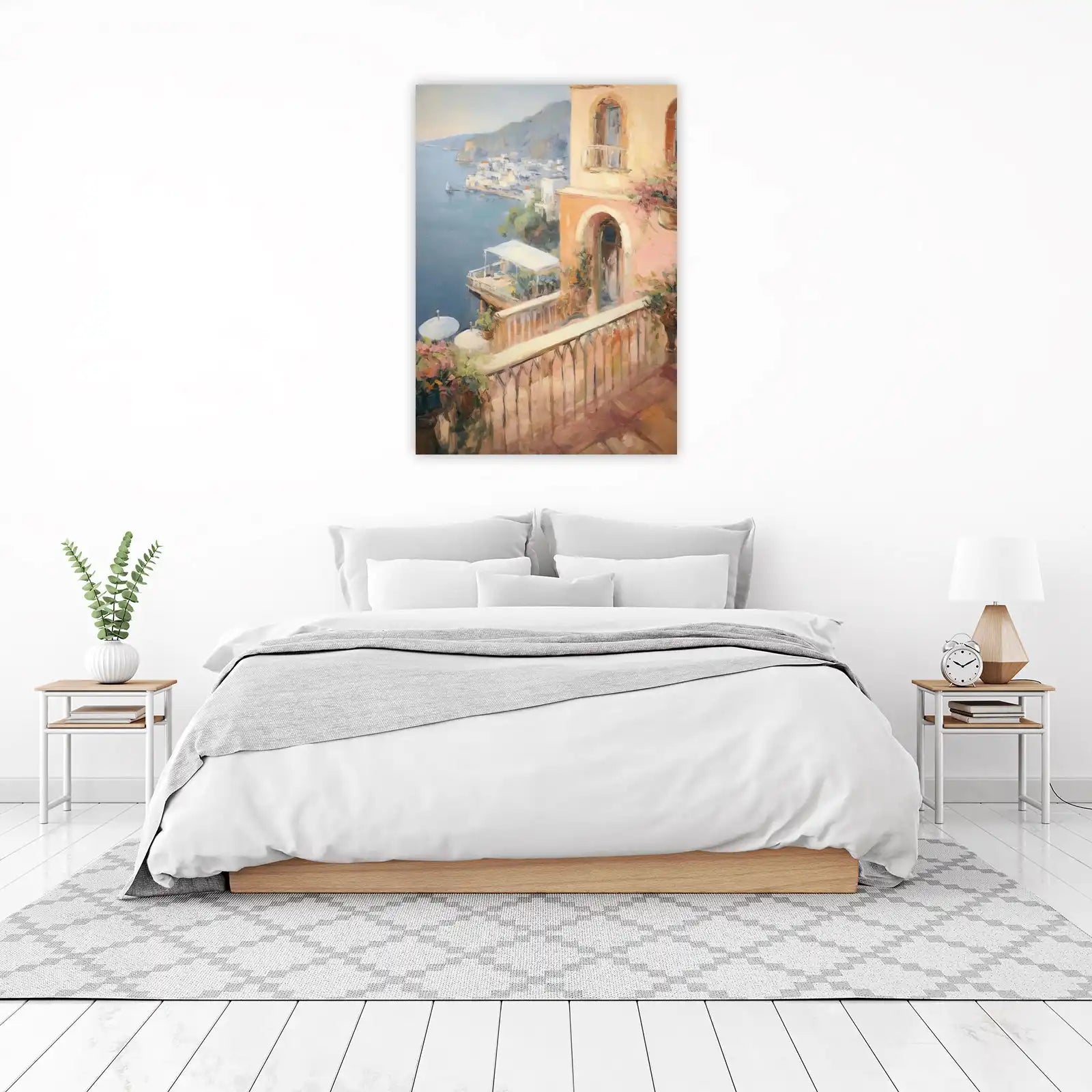 Italian Coastal Village Amore Wall Art