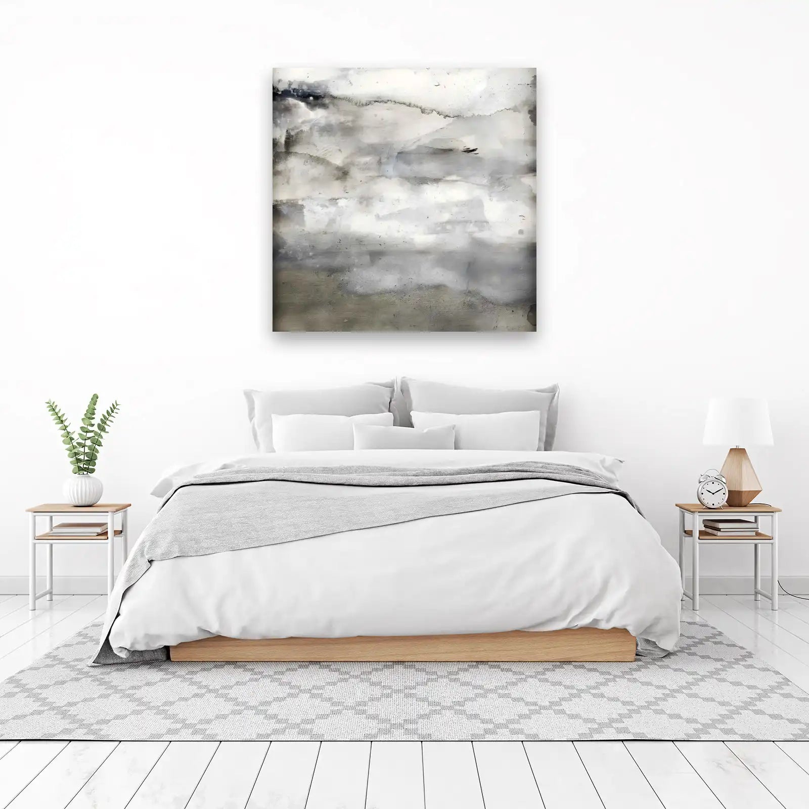 Abstract Serene Mist Wall Art Wall Art