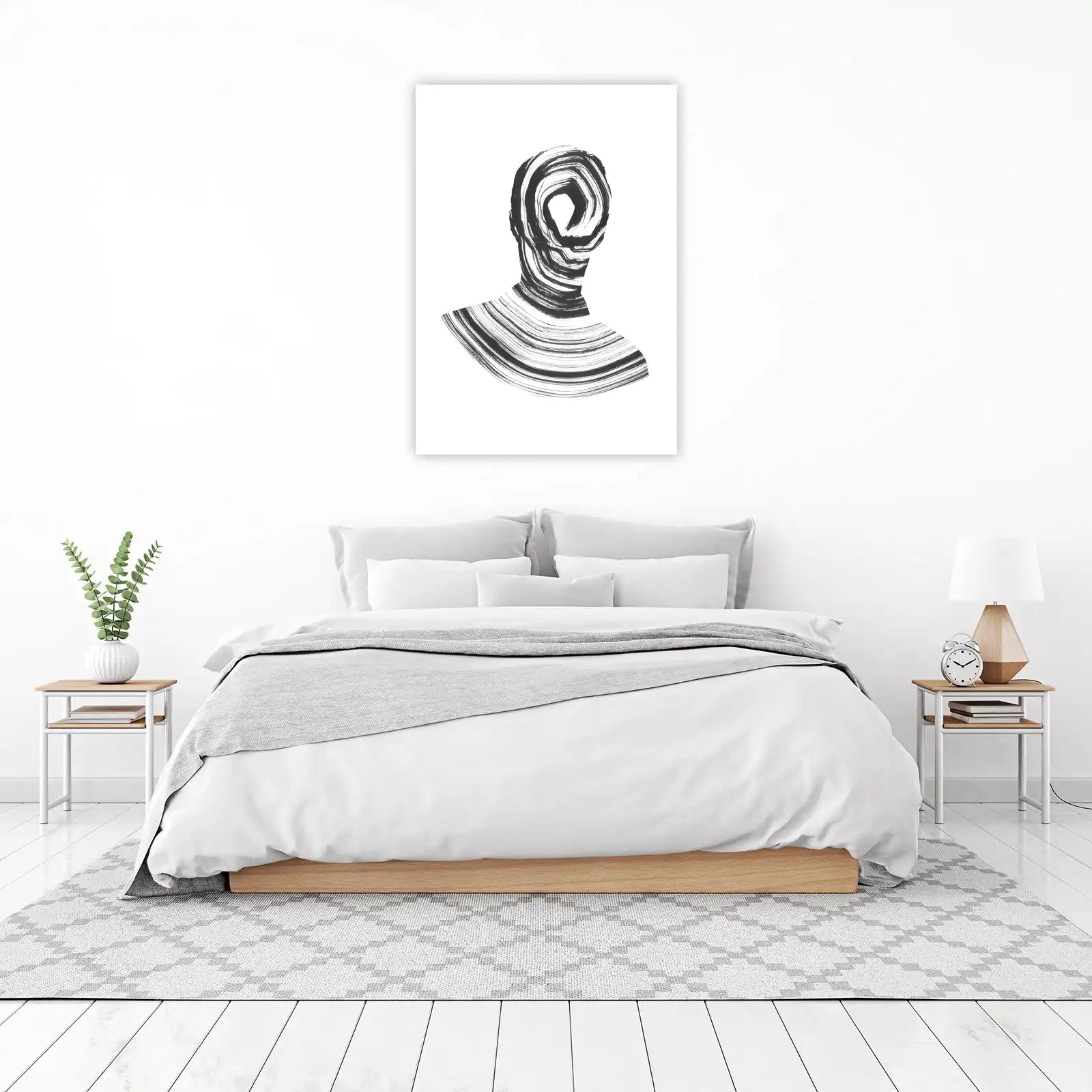 Abstract Silhouette Ink Art Wall Art