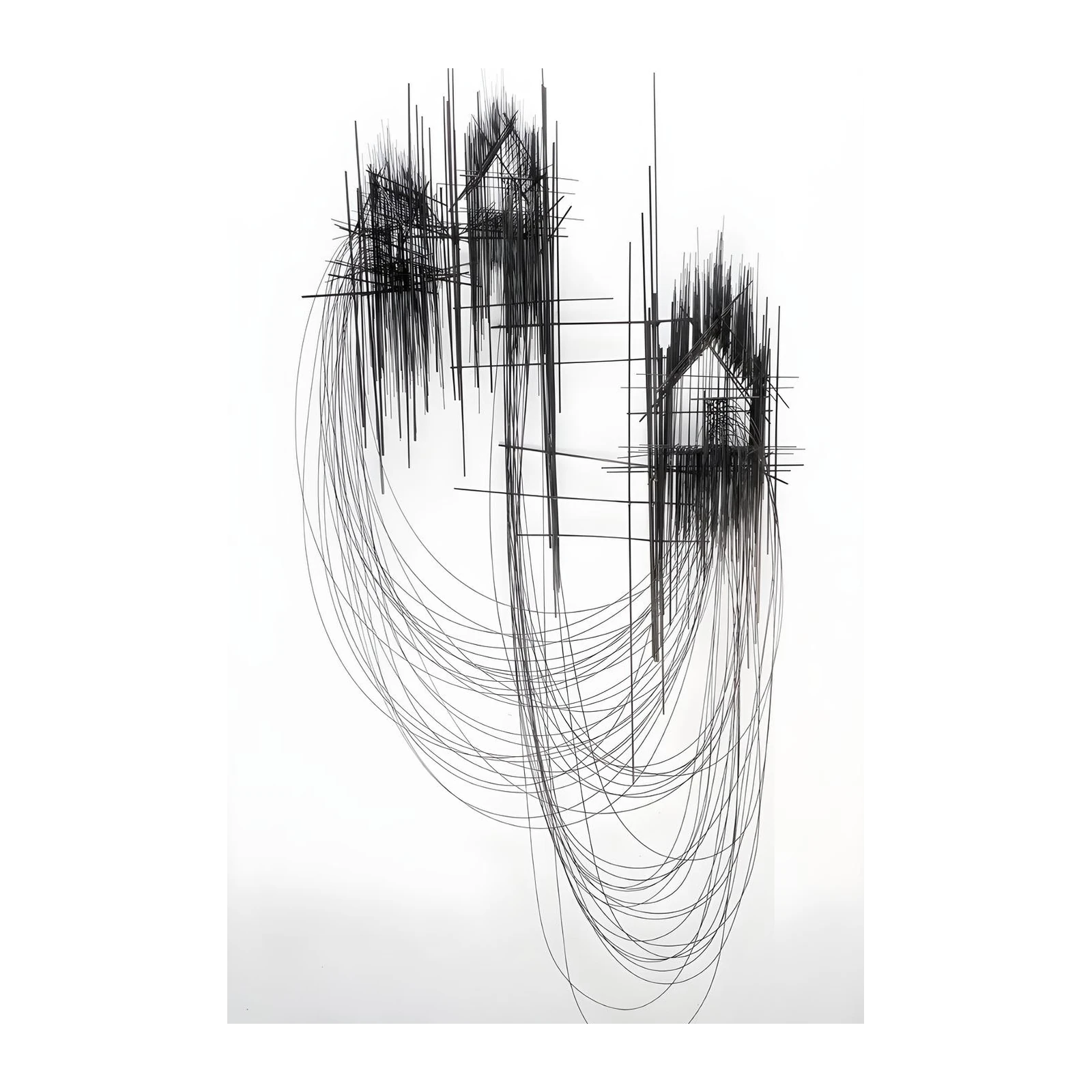 Abstract Architectural Lines Wall Art