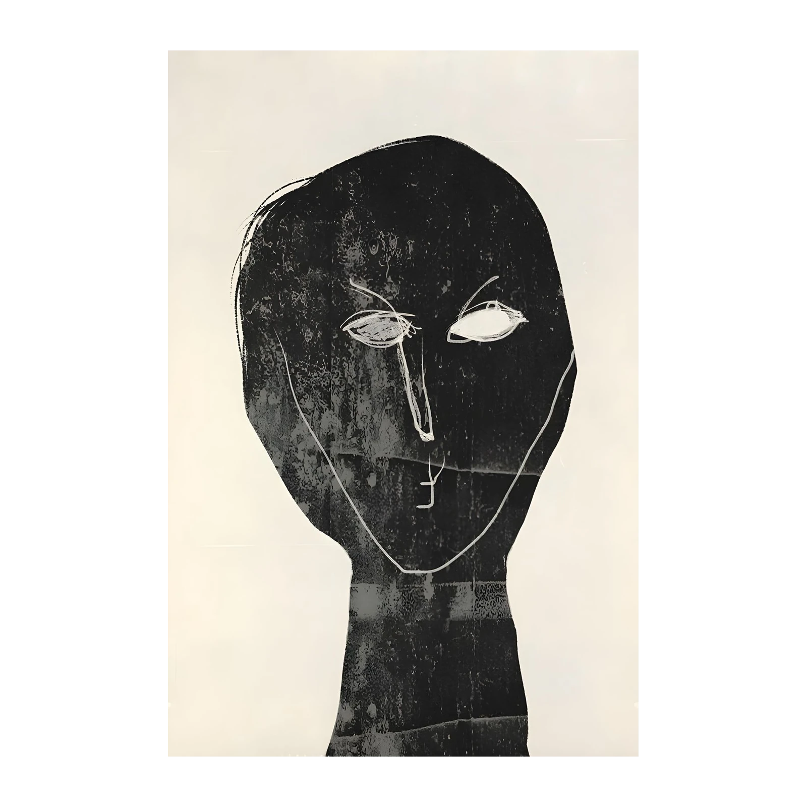 Abstract Face Minimalist Portrait Wall Art