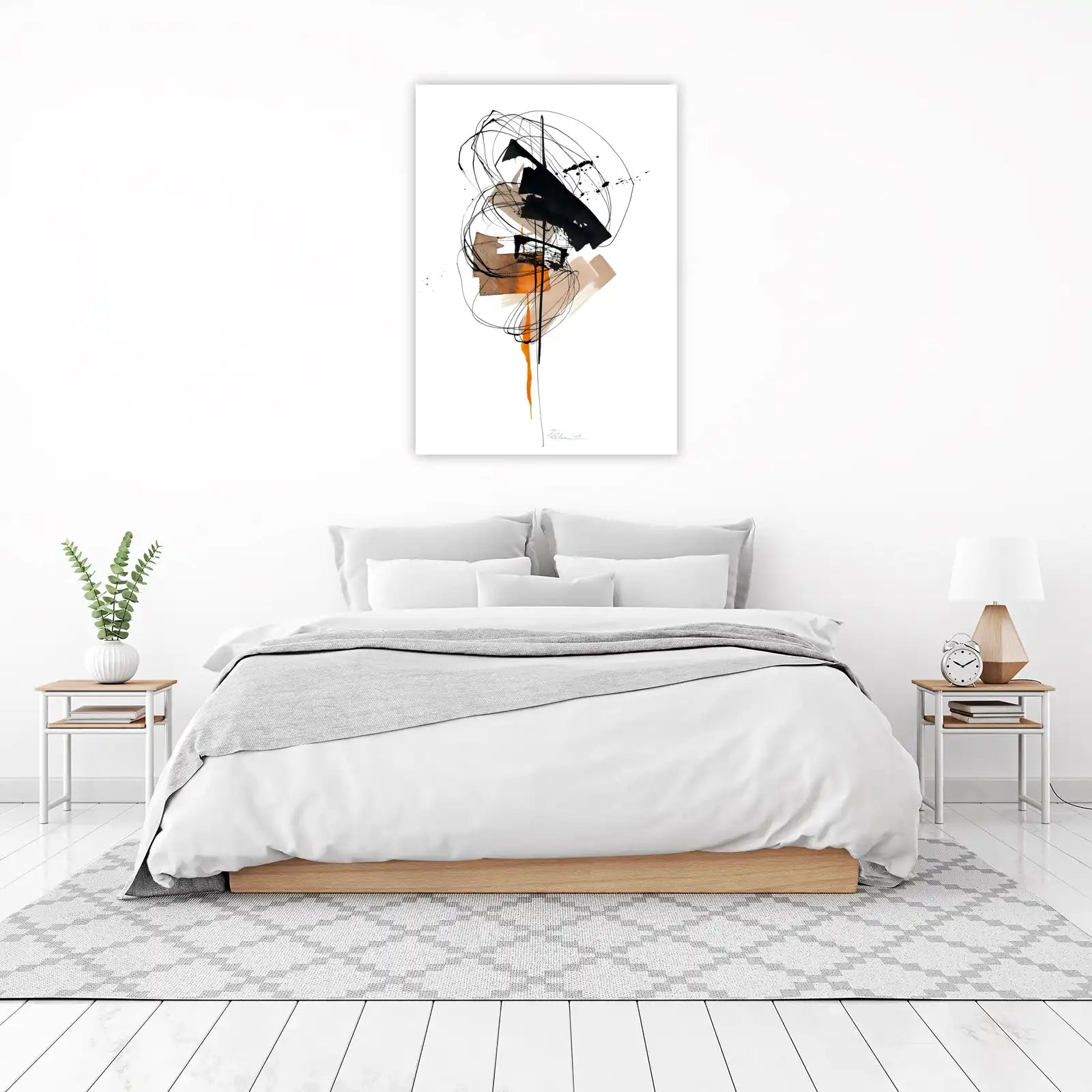 Abstract Expressionist Splash Wall Art