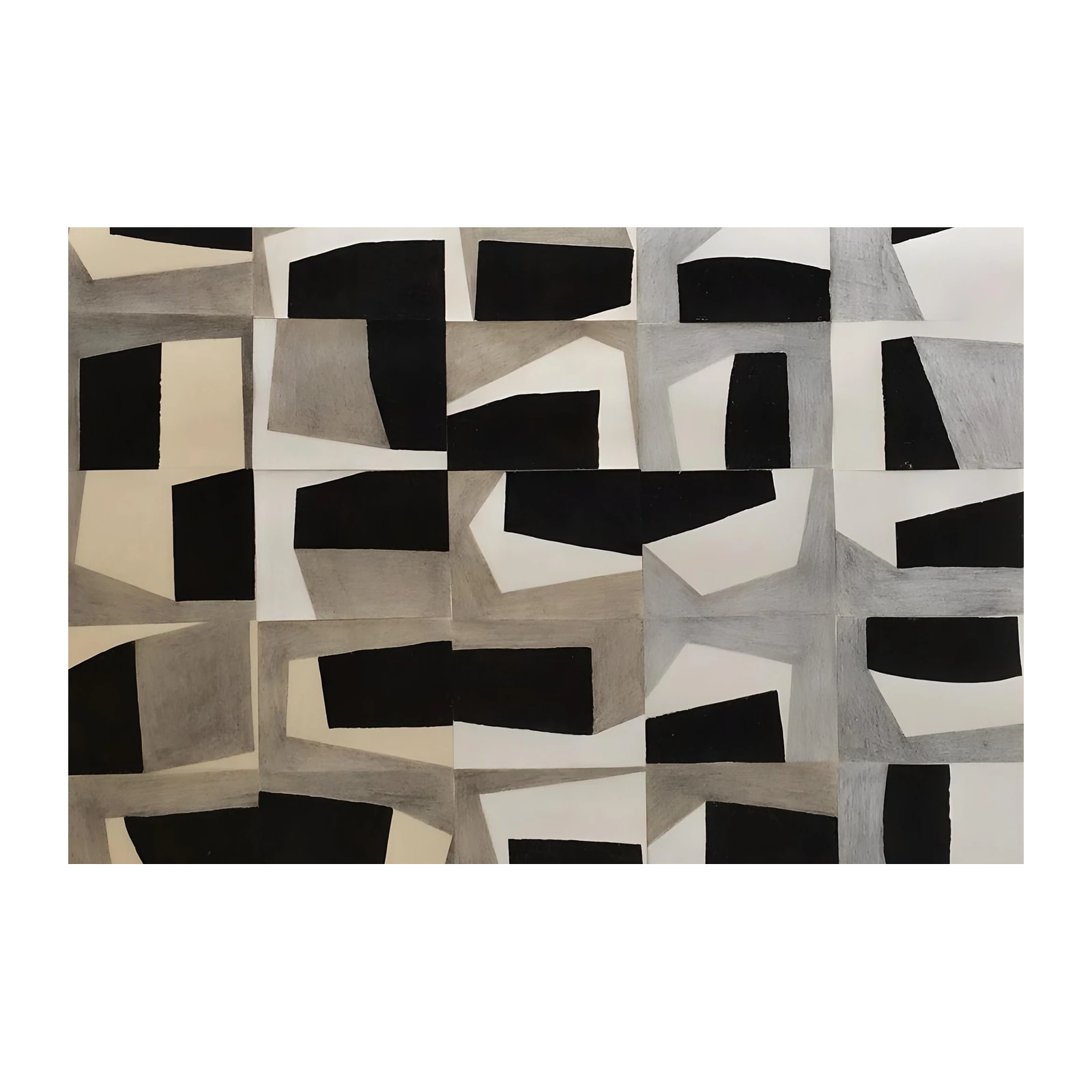 Modern Geometric Abstract Art Wall Art