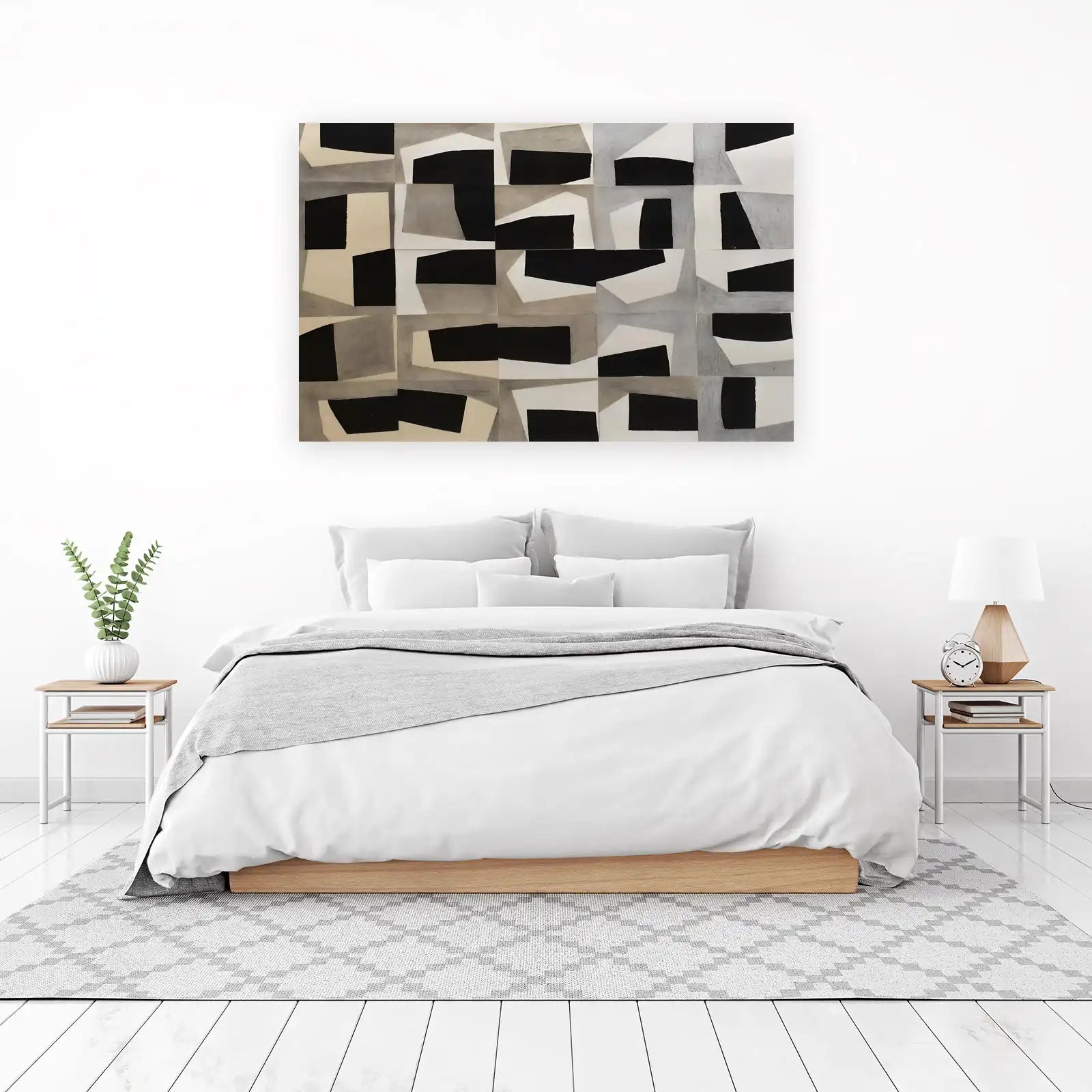 Modern Geometric Abstract Art Wall Art