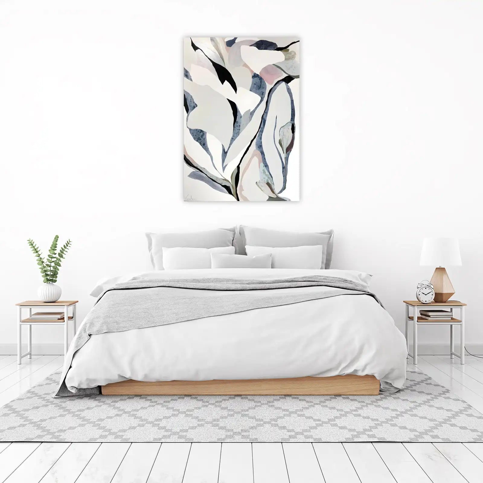 Abstract Botanical Wall Art - Modern Wall Art