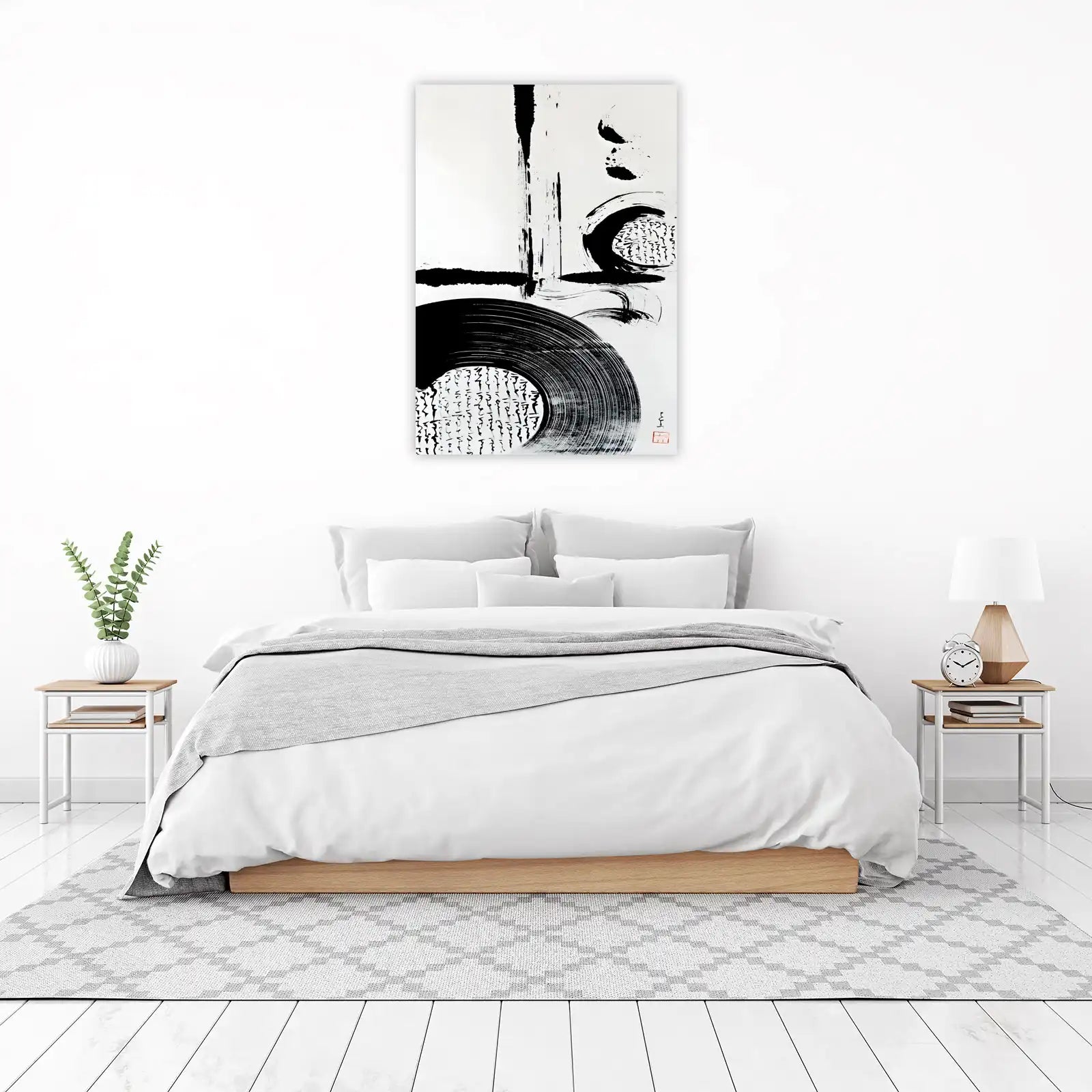 Zen Ink Strokes Wall Art