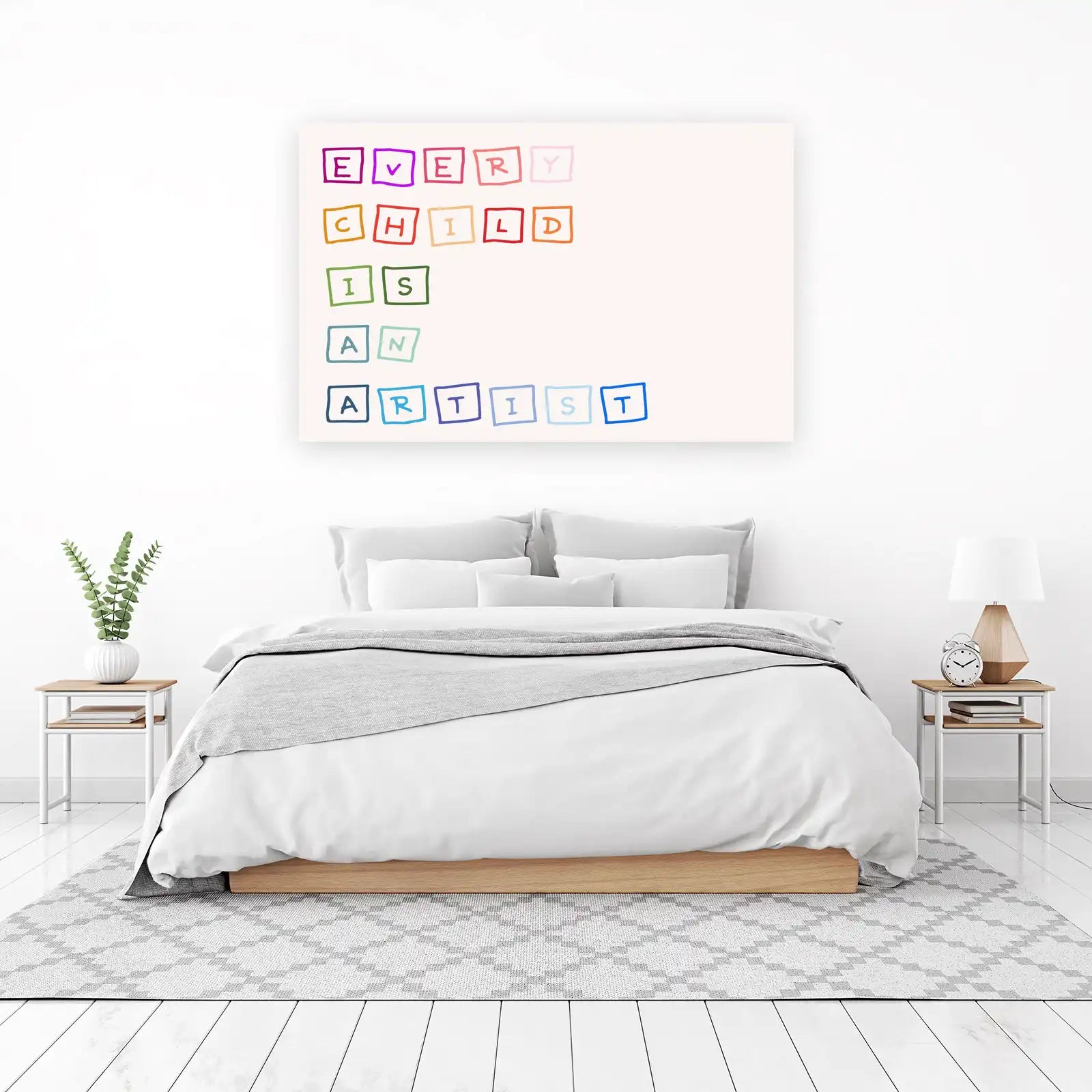 Every Child Is An Artist Inspirational Wall Art