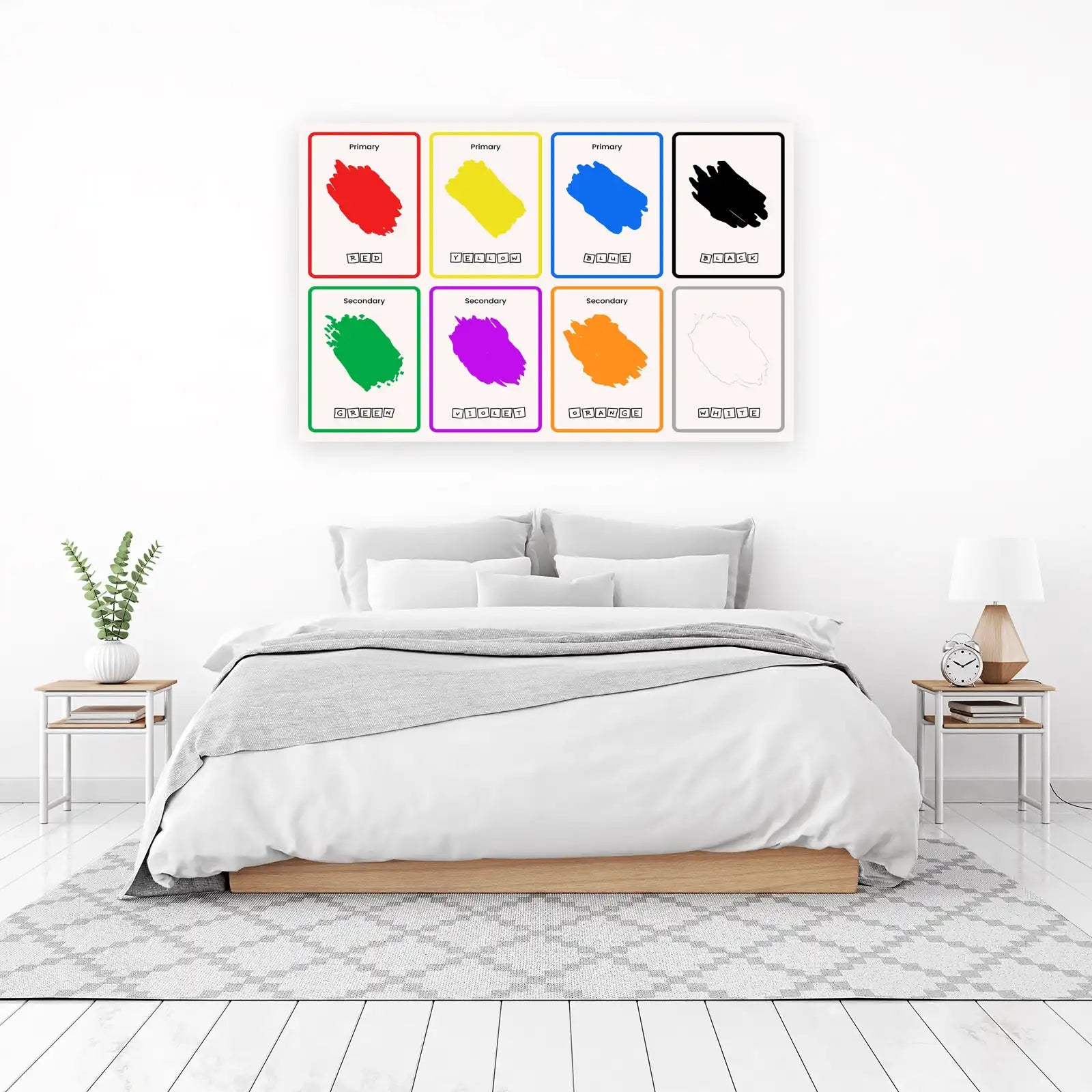 Vibrant Color Splash Art Wall Art