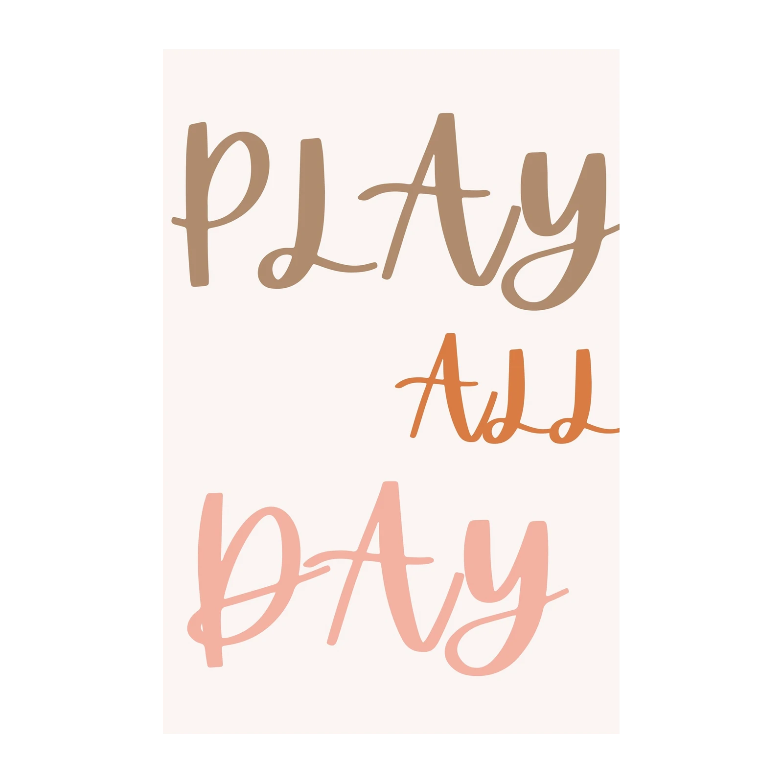 Boho Play Add Day Motivational Wall Art