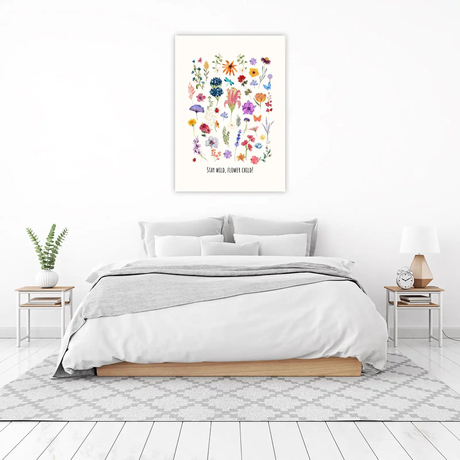 Bohemian Floral Medley Wall Art