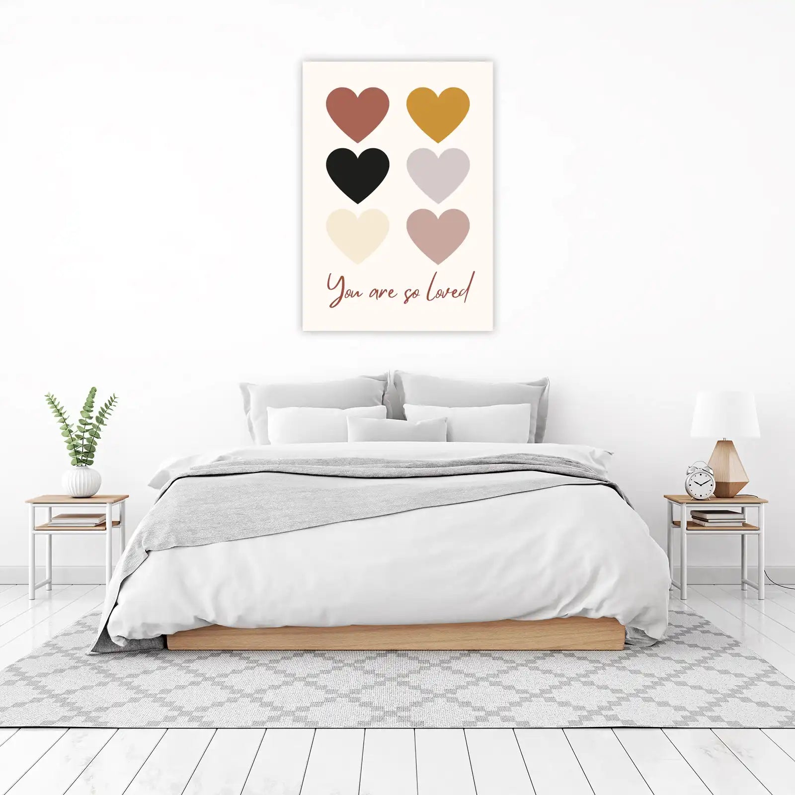 Boho Heart Wall Art Wall Art