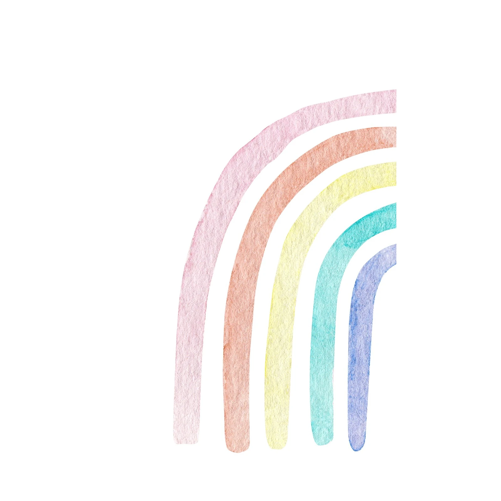 Boho Pastel Rainbow Wall Art Wall Art