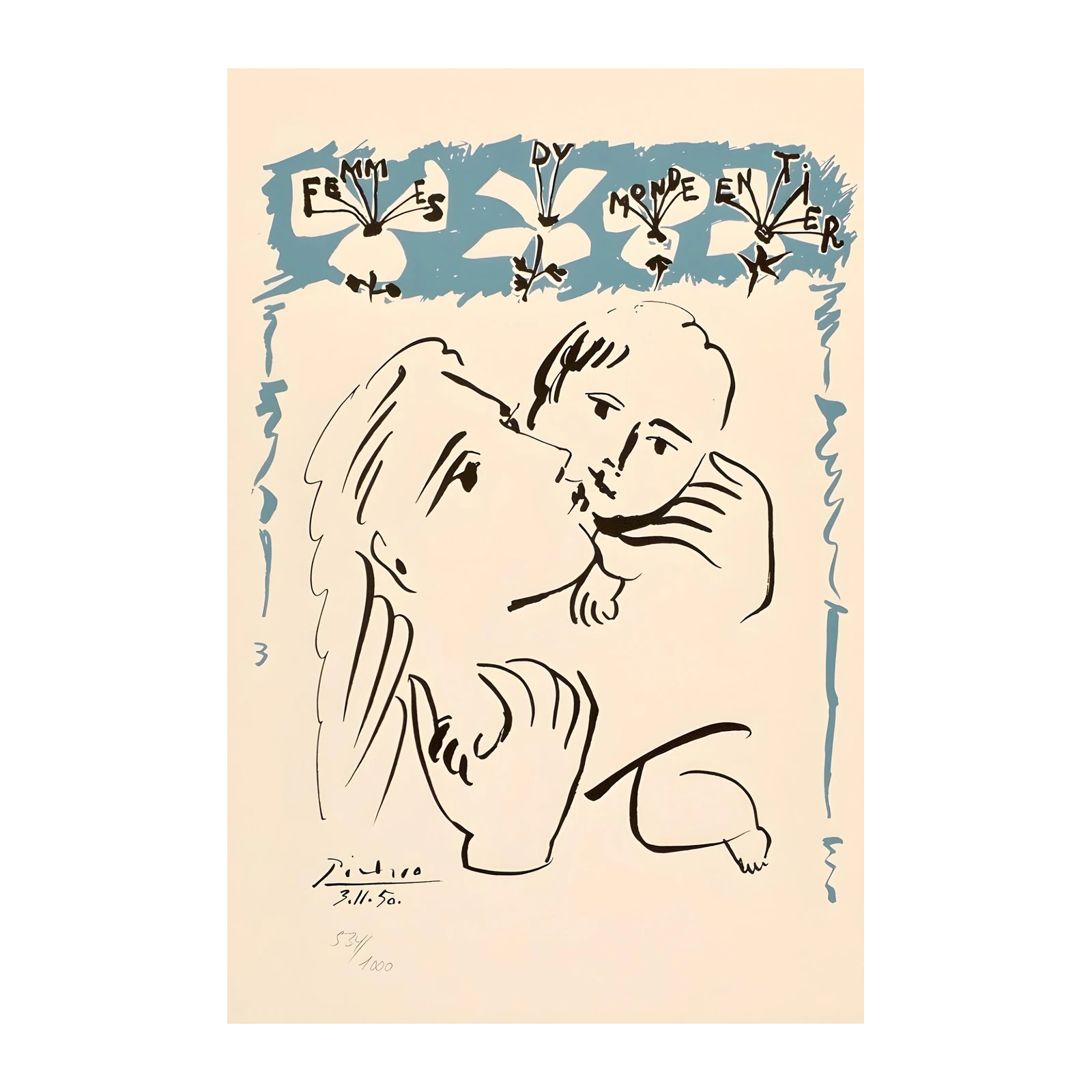 Picasso Mother and Child Art Wall Art