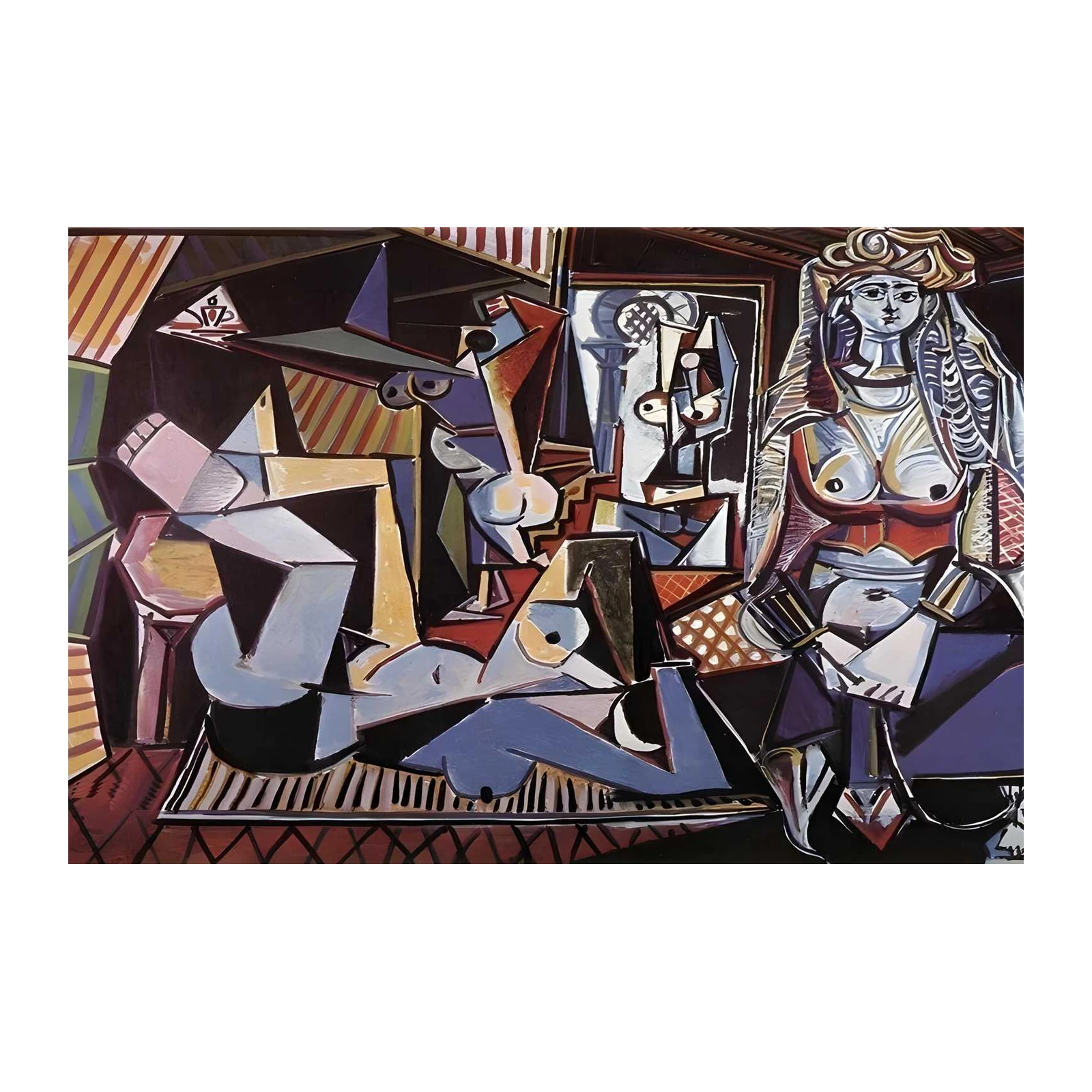 Picasso's Les Femmes d'Alger Wall Art