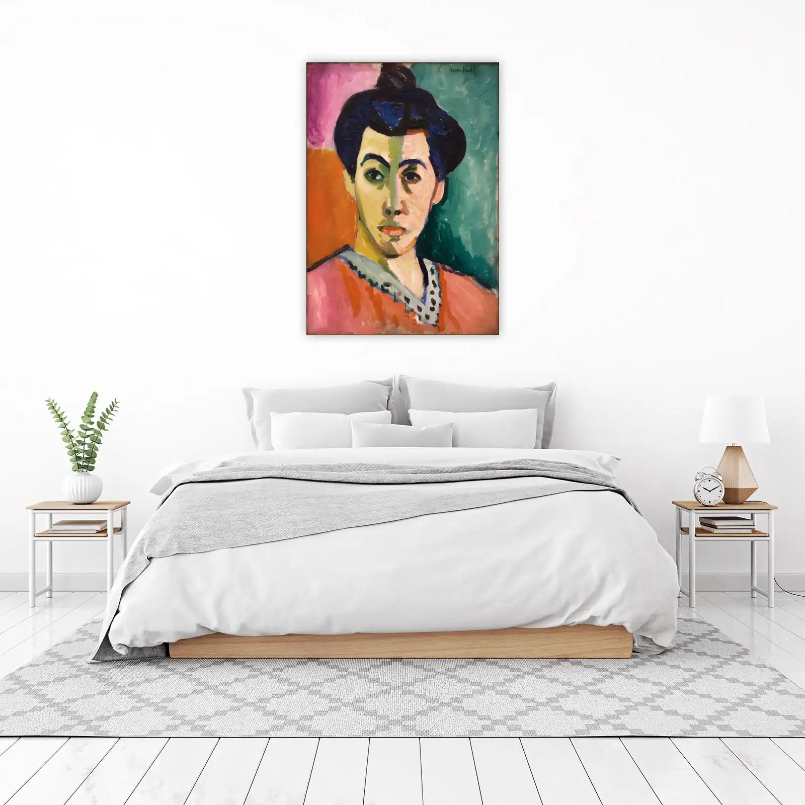 Vibrant Portrait Wall Art - Fauvism Art
