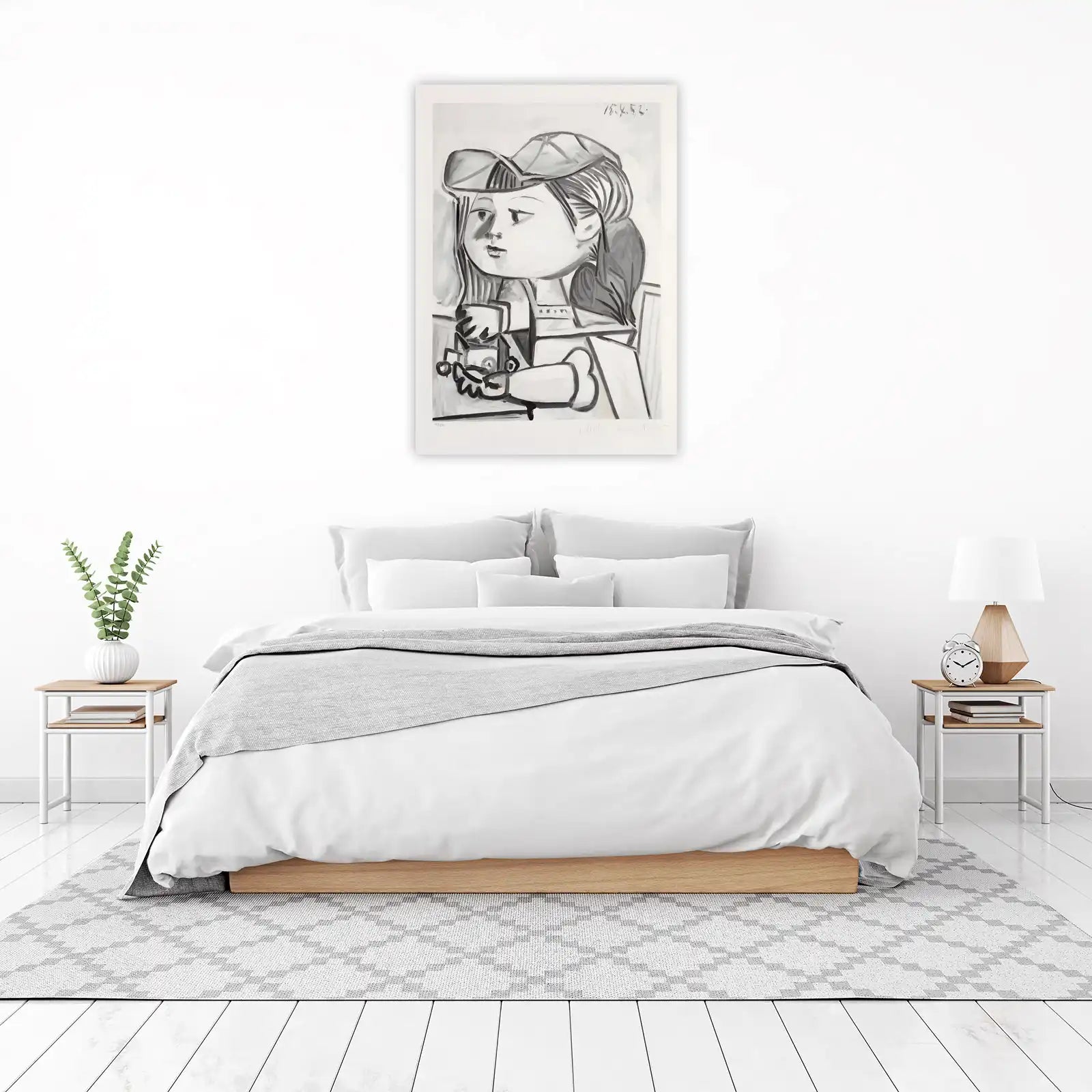 Picasso "Child with Toy" Paris 1953 Wall Art