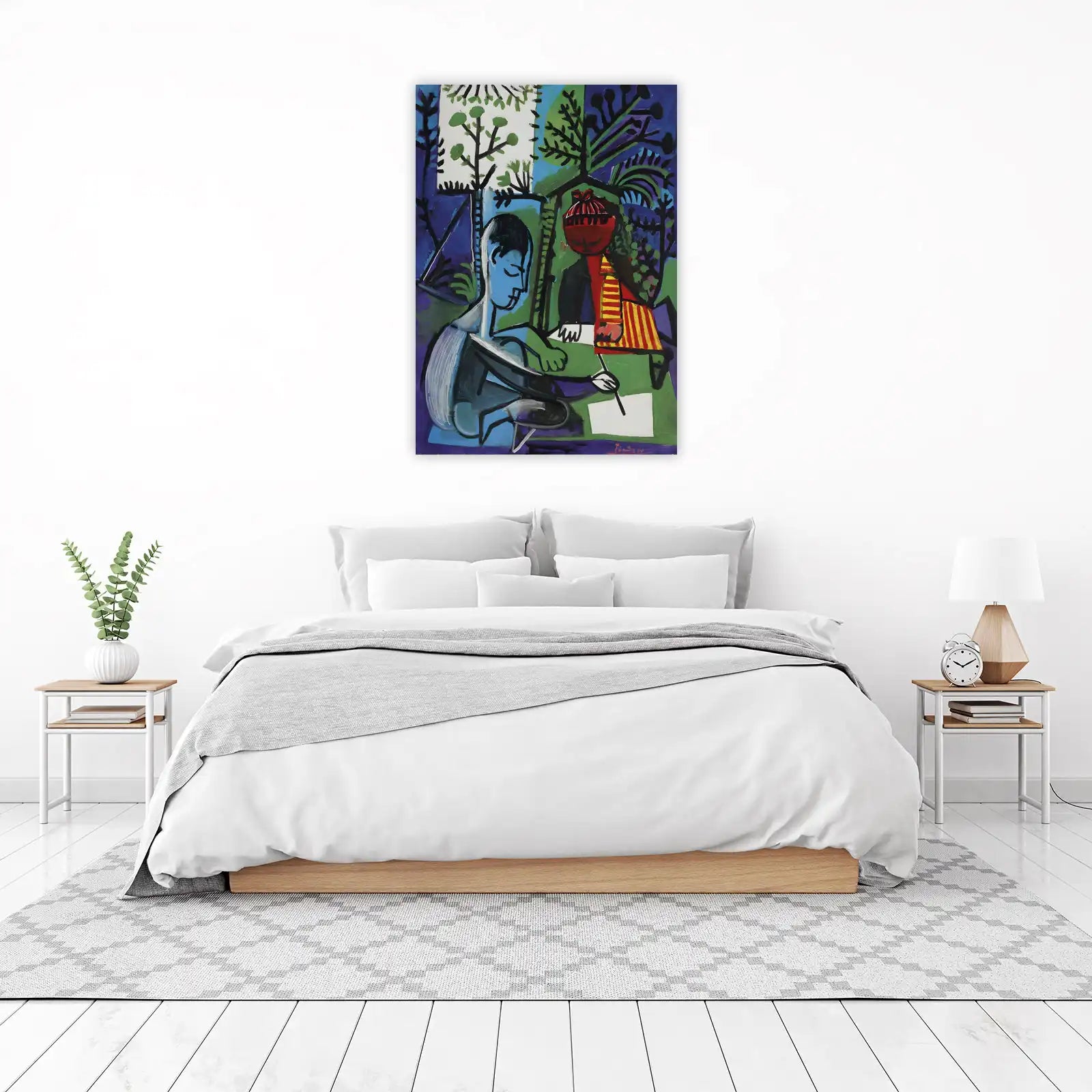Vibrant Figure Study Abstract Art Wall Art