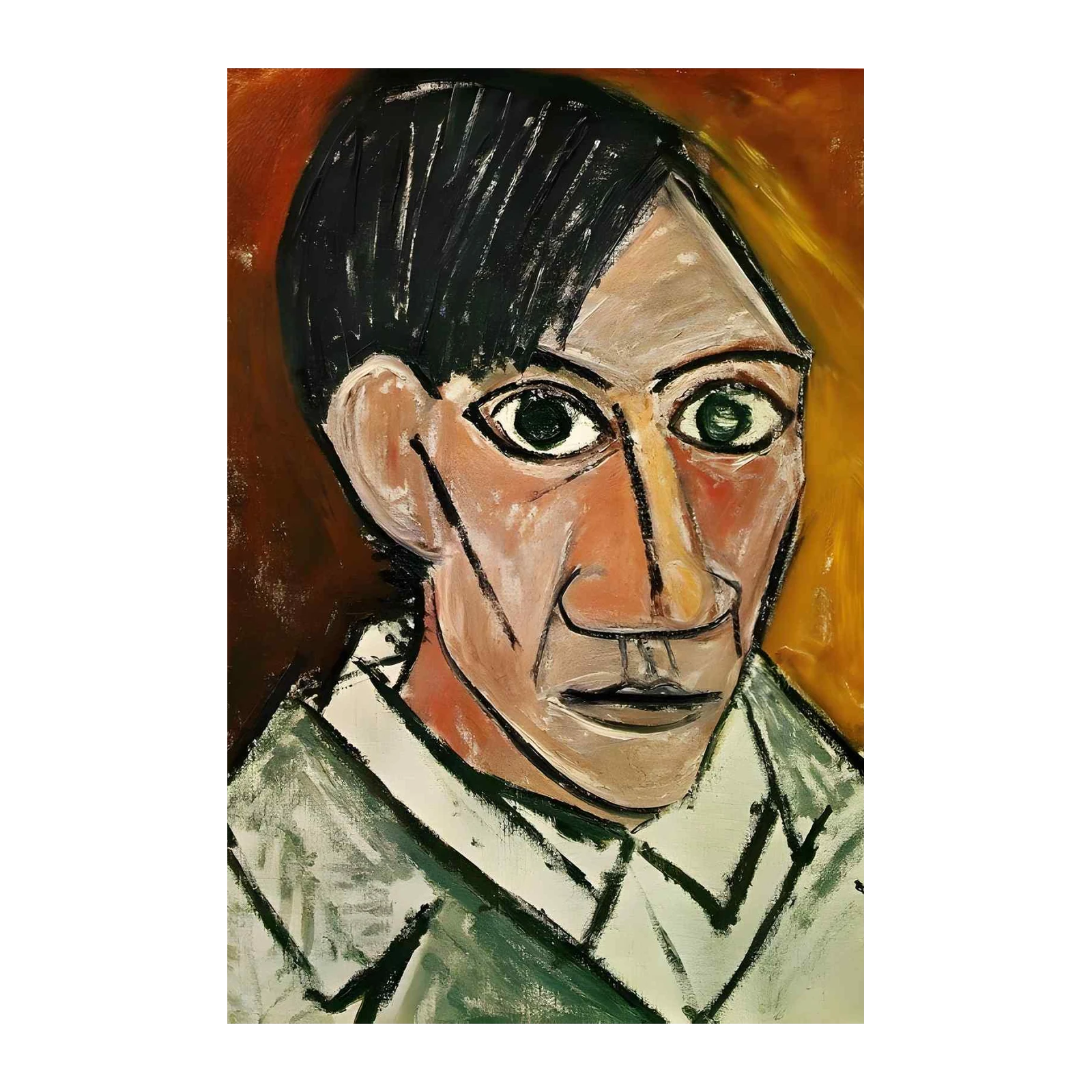 Striking Portrait Modern Art Wall Art