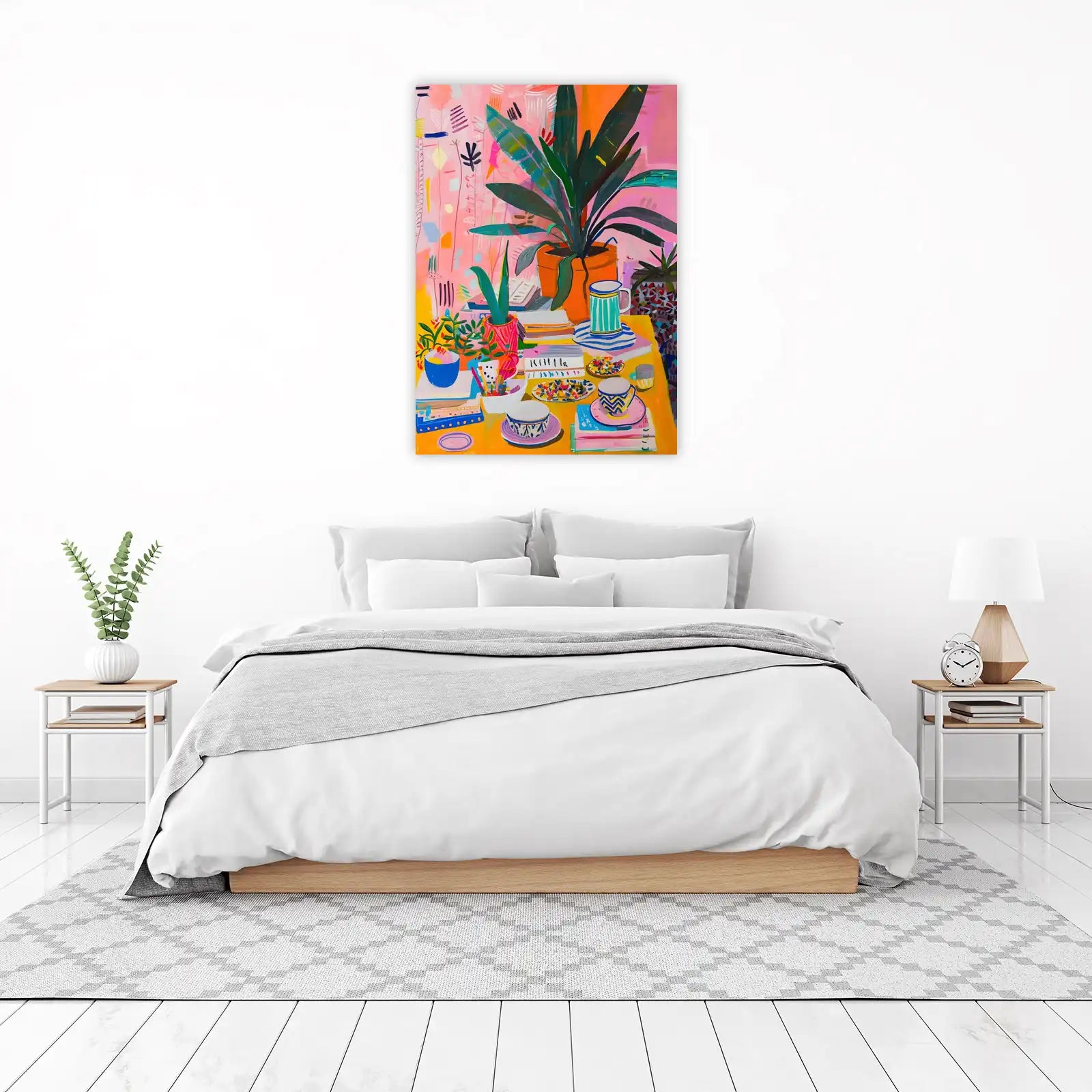 Vibrant Botanical Still Life Wall Art