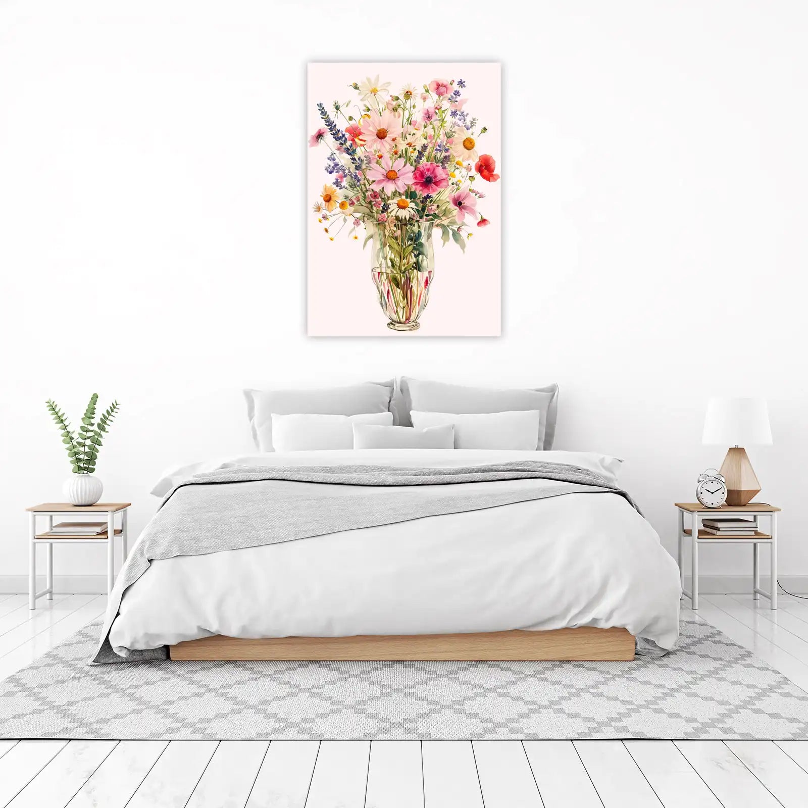 Vibrant Wildflower Bouquet Wall Art