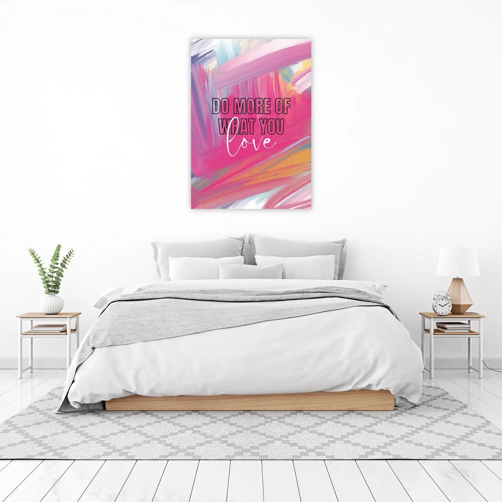 Inspirational "Do More What You Love" Wall Art