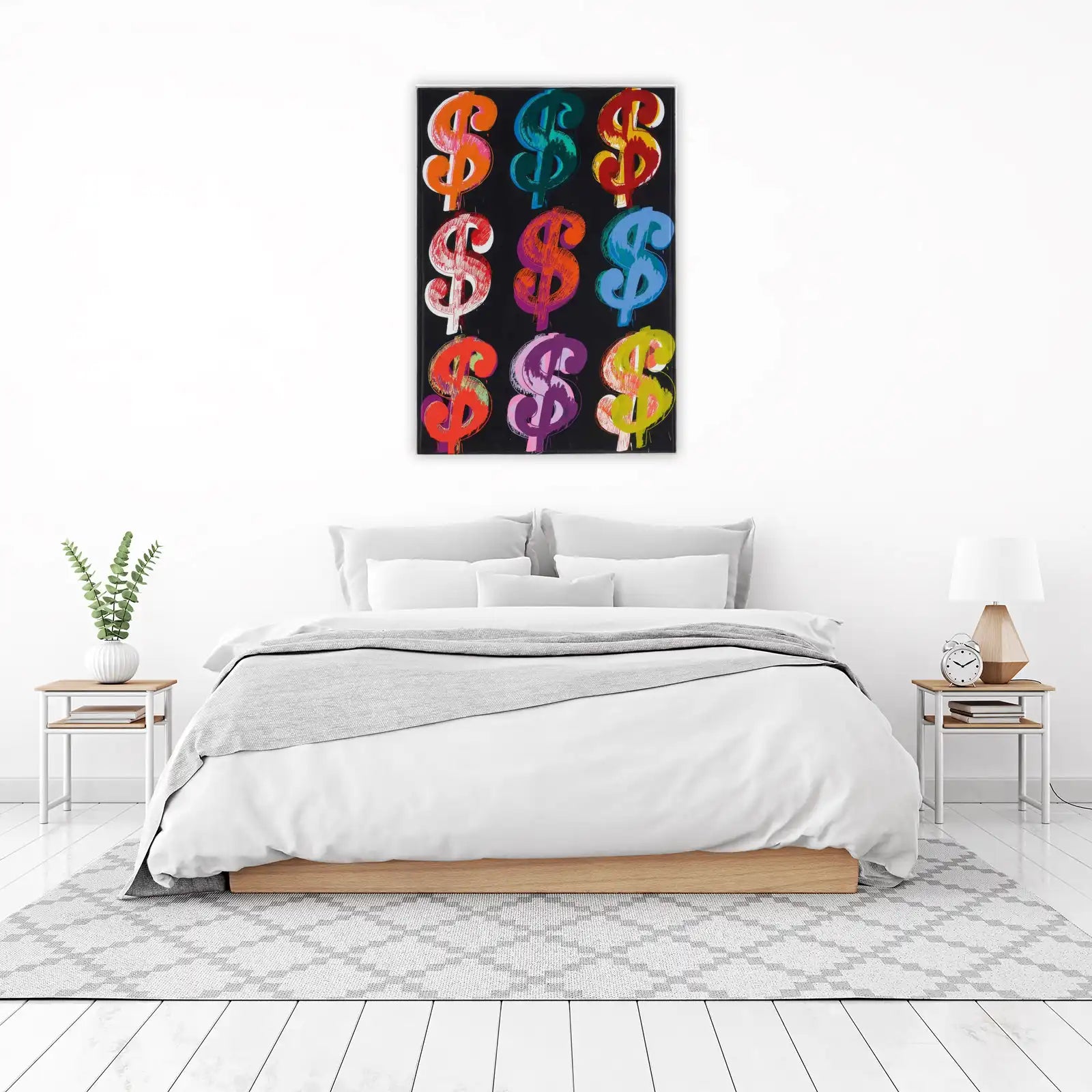 Pop Art Dollar Signs Wall Art