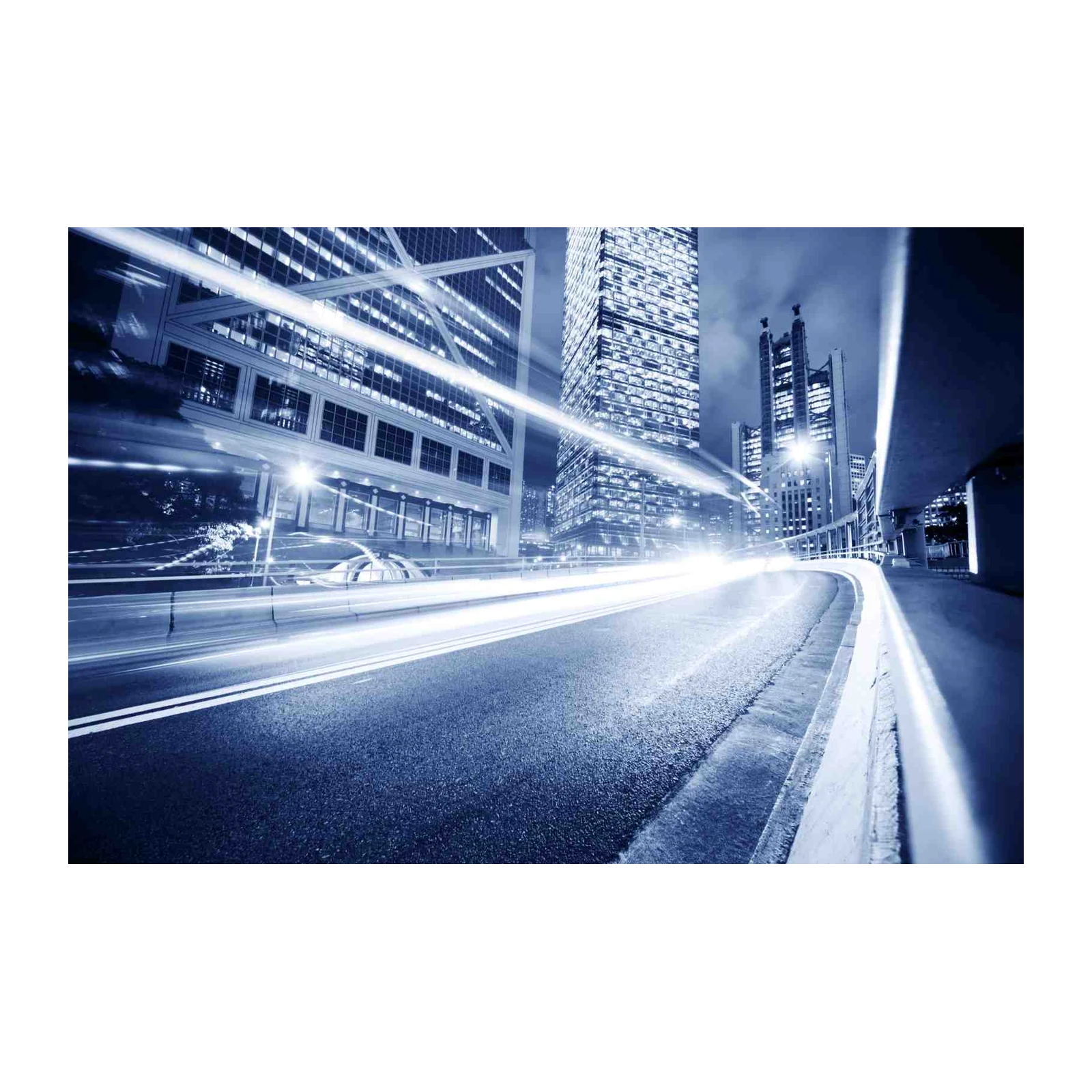 City Lights Speed Art Wall Art
