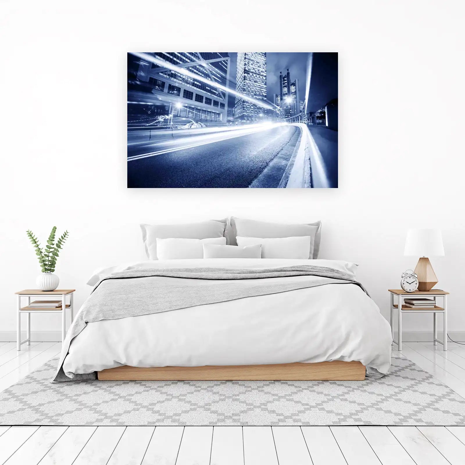 City Lights Speed Art Wall Art