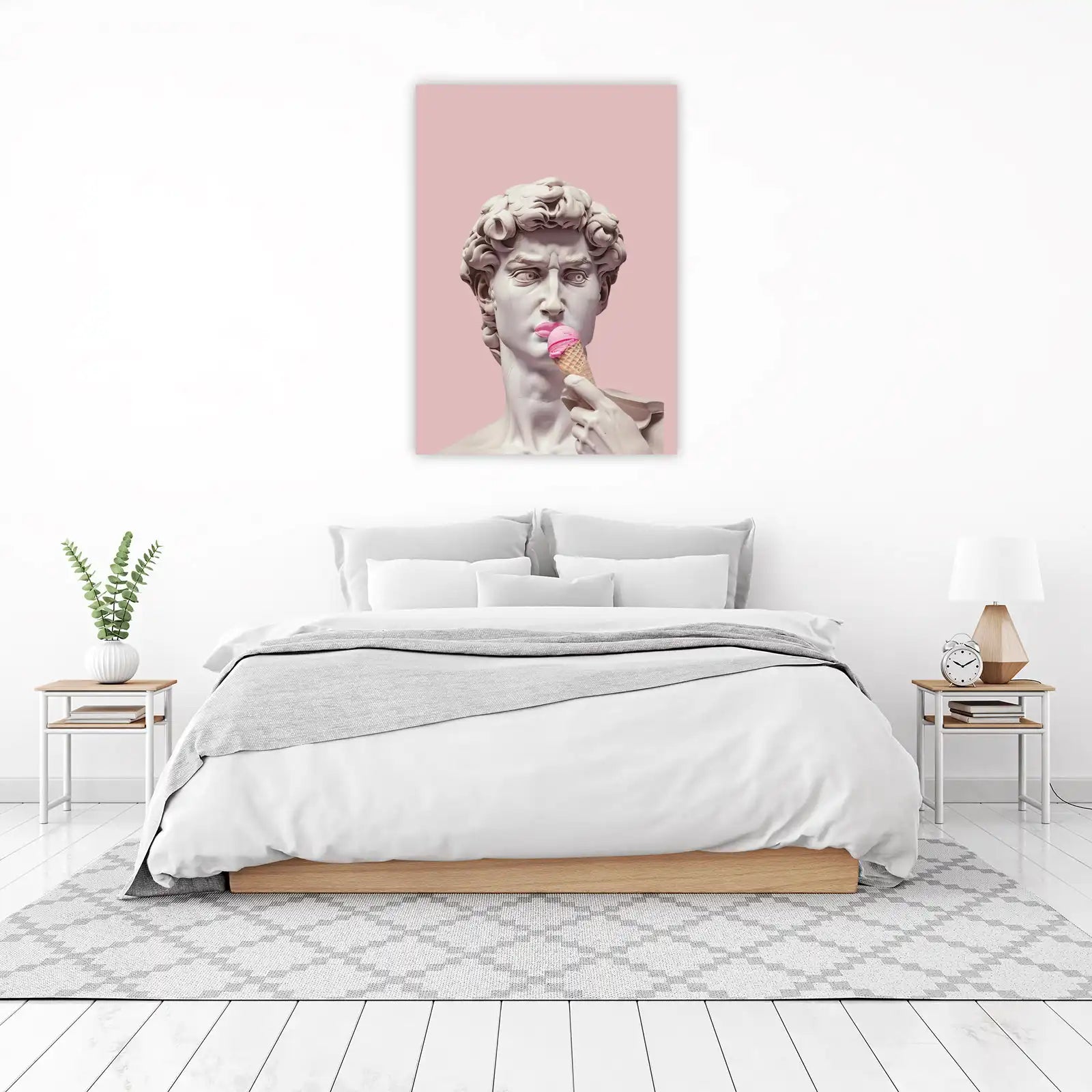 Modern Renaissance Ice Cream David Wall Art