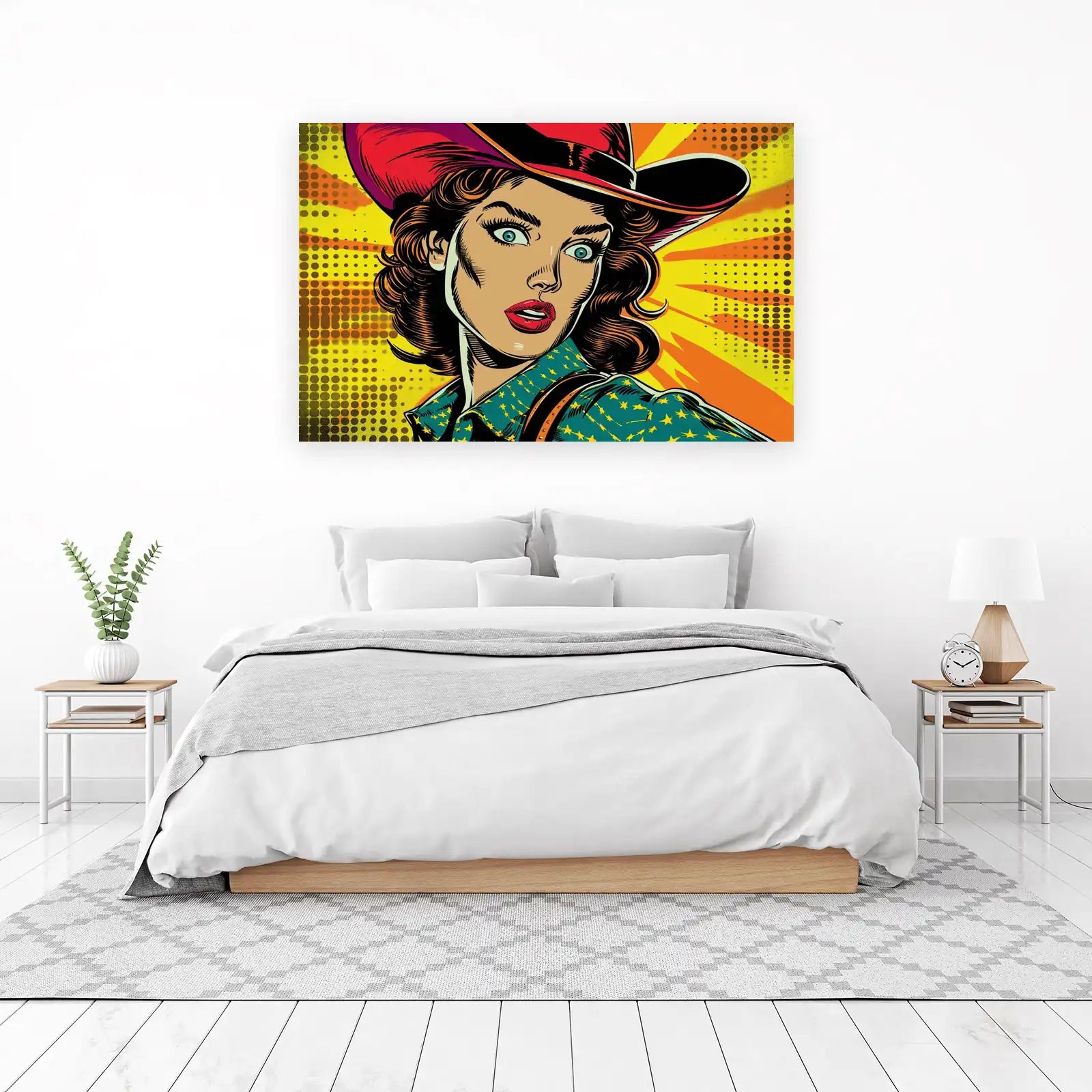 Pop Art Cowgirl Surprise Wall Art