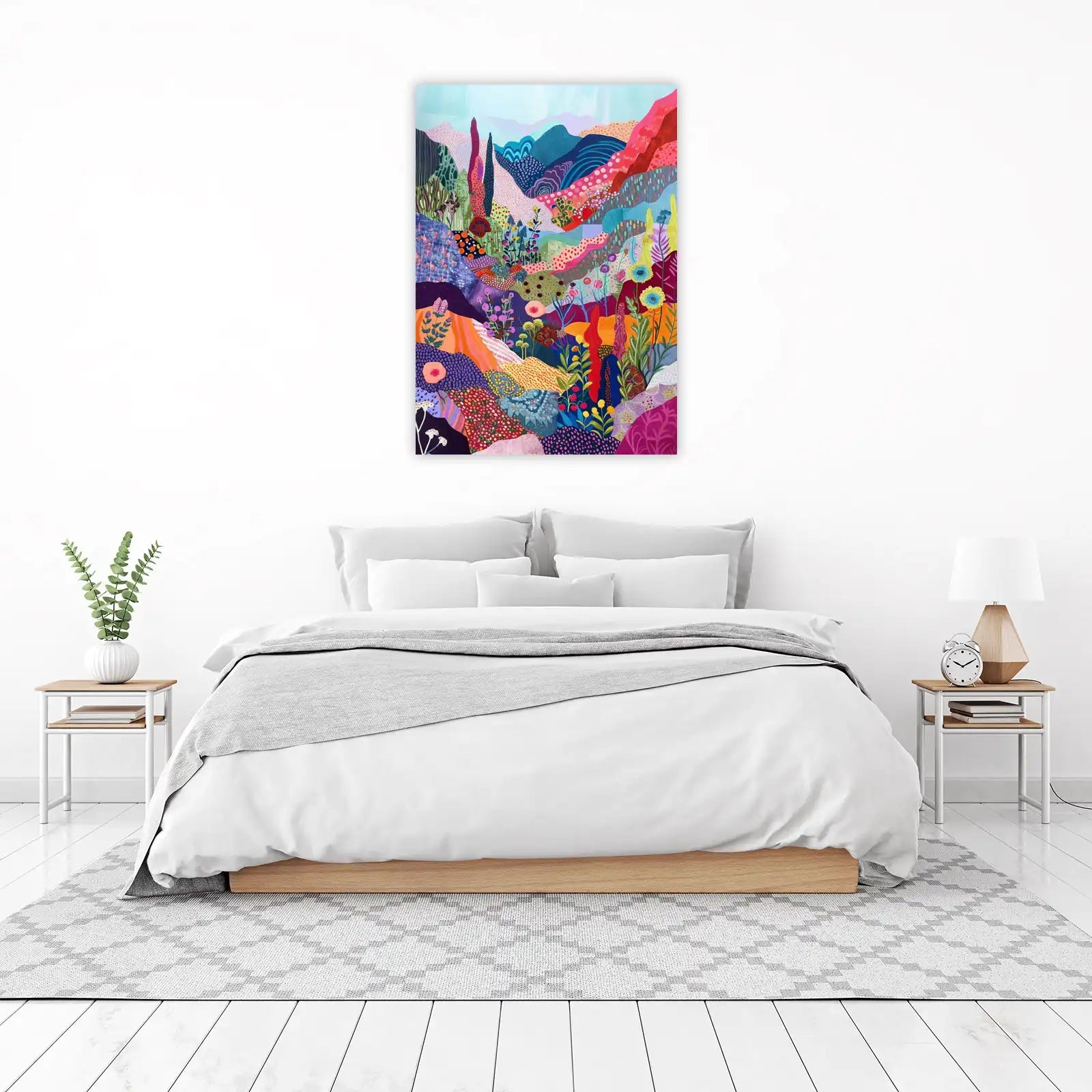 Vibrant Landscape Collage Wall Art