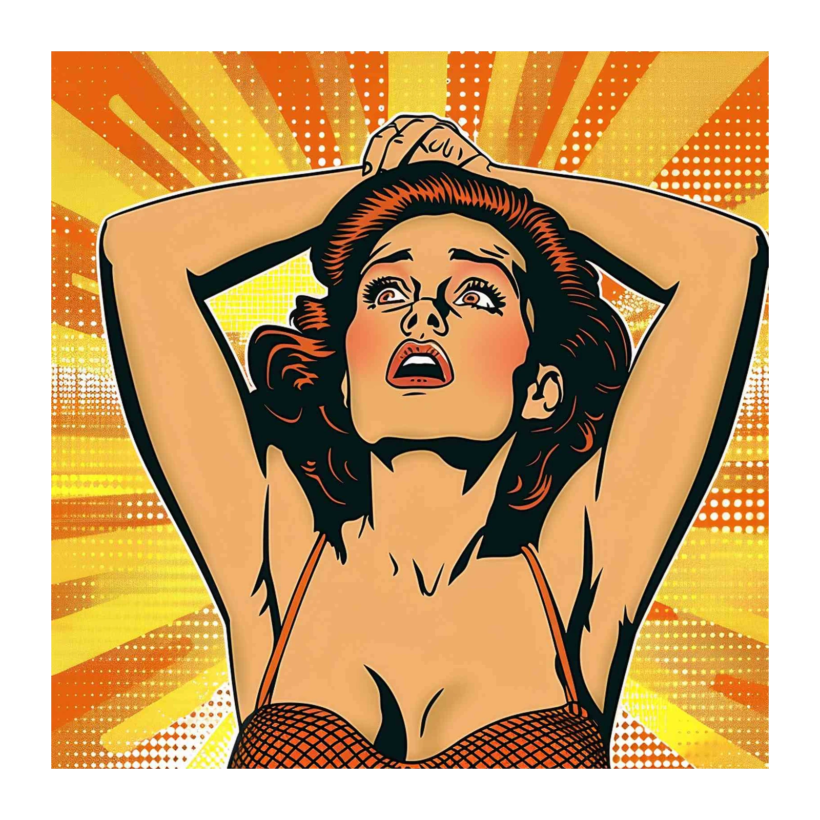 Retro Pop Art Diva Wall Art