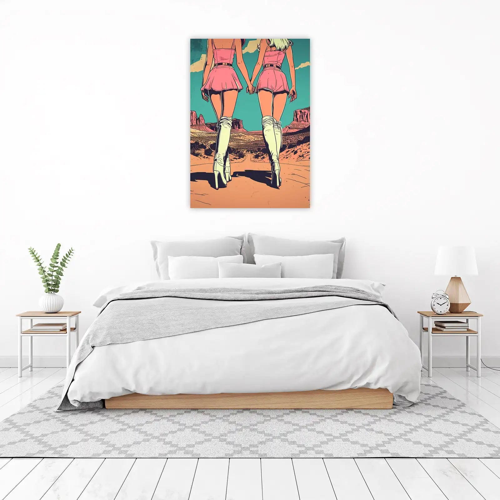 Retro Desert Duo Wall Art