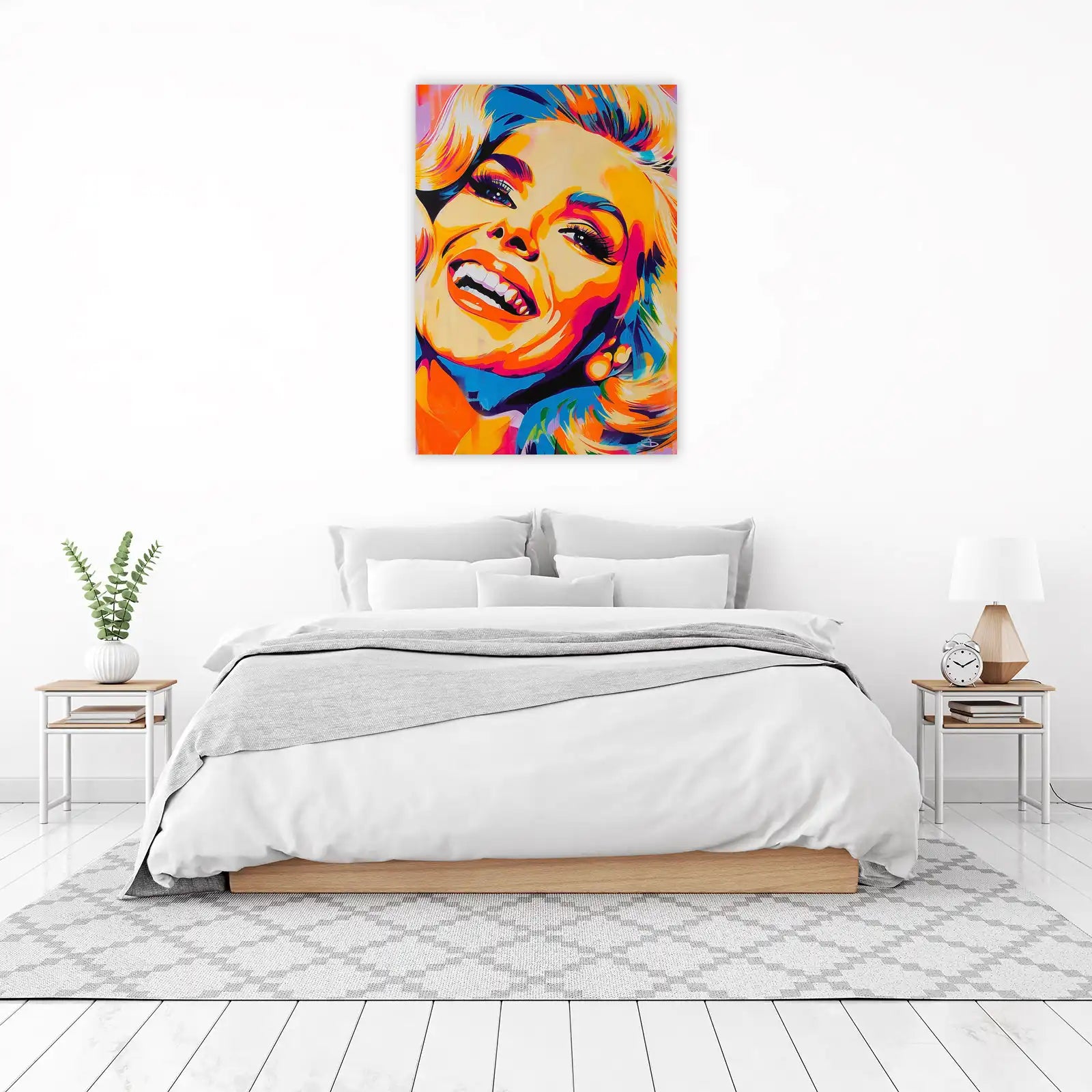 Vibrant Pop Art Marilyn Monroe Wall Art