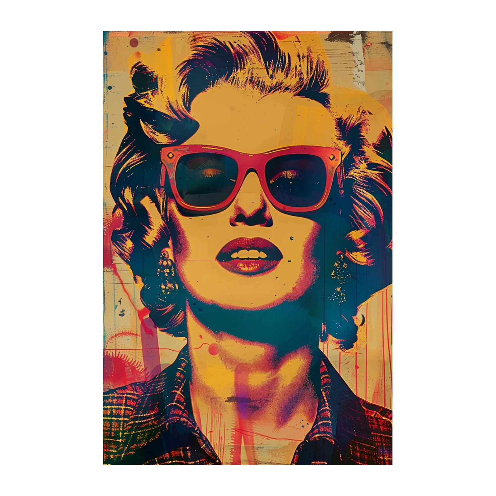 Bold Marilyn Monroe Pop Art Wall Art