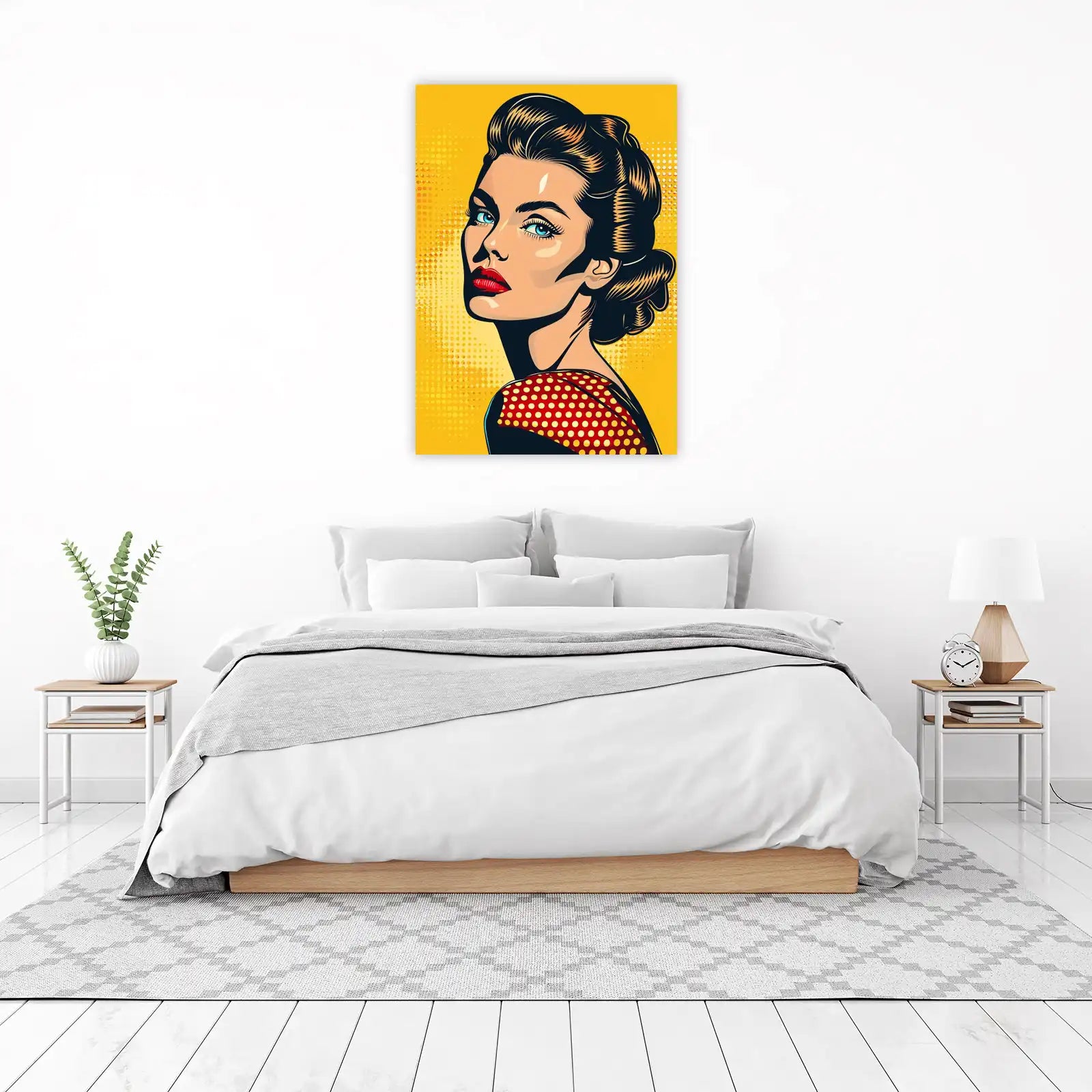 Pop Art Glamour Woman Wall Art