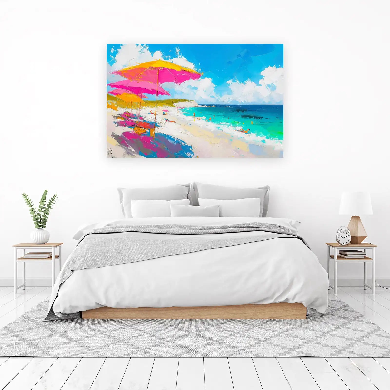 Vibrant Beach Day Wall Art