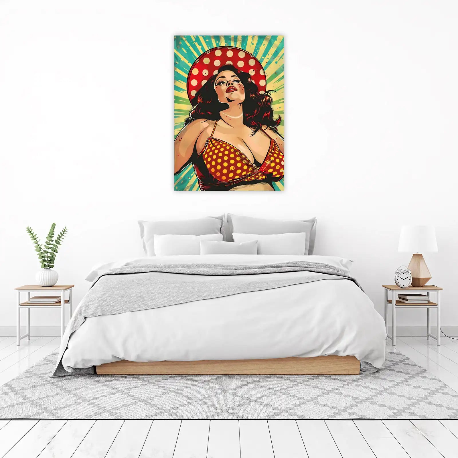Vintage Pin-Up Summer Vibes Wall Art