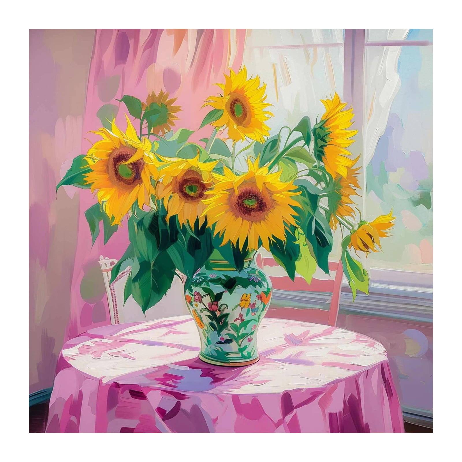 Vibrant Sunflower Bouquet Wall Art