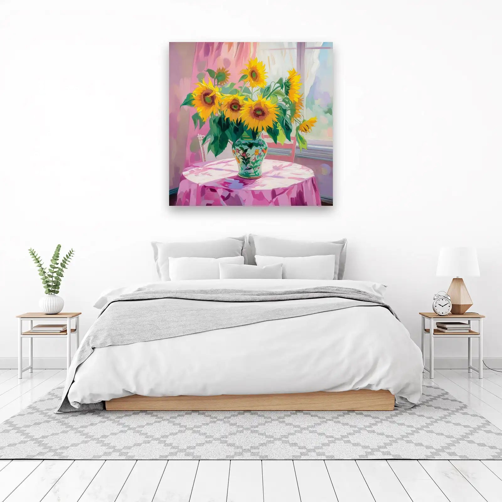 Vibrant Sunflower Bouquet Wall Art