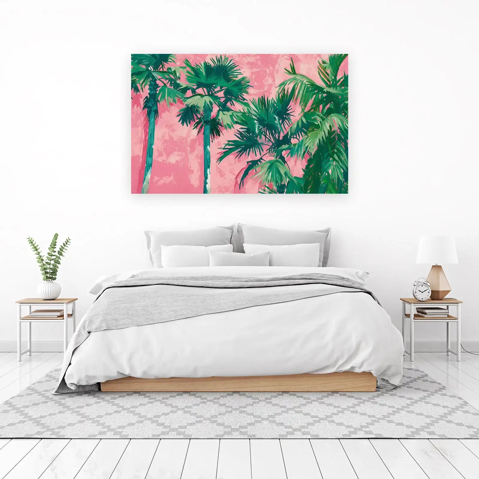 Vibrant Palm Trees Tropical Vibes Wall Art
