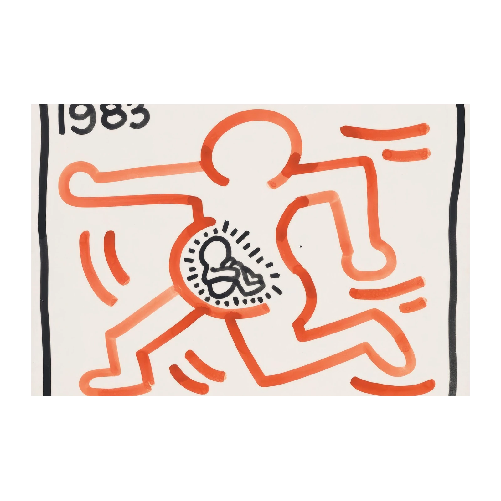 Keith Haring 1983 "Radiant Baby" Wall Art