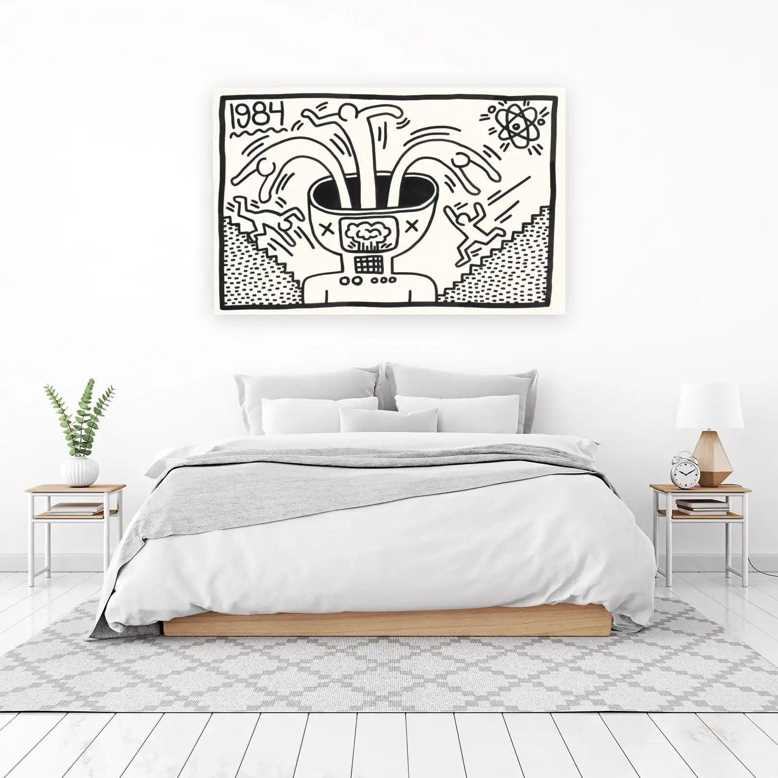 Keith Haring "1984" Pop Art Wall Art