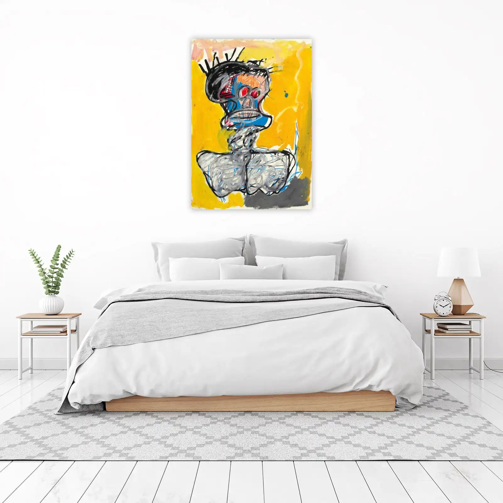 Modern Skull Neo-Expressionism Wall Art